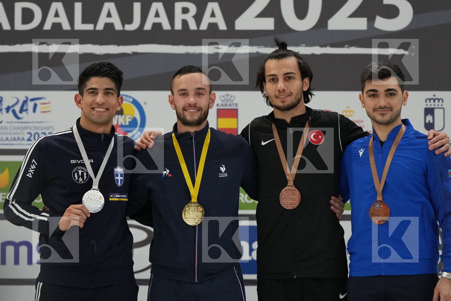 Male Kumite -67 Kg - Podium ceremony
