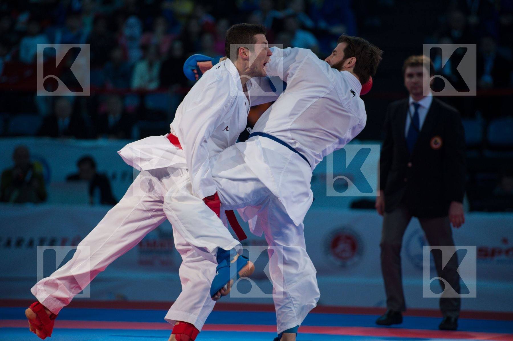+84 kg Bitevic Slobodan Erkan Enes finals kumite Serbia Turkey