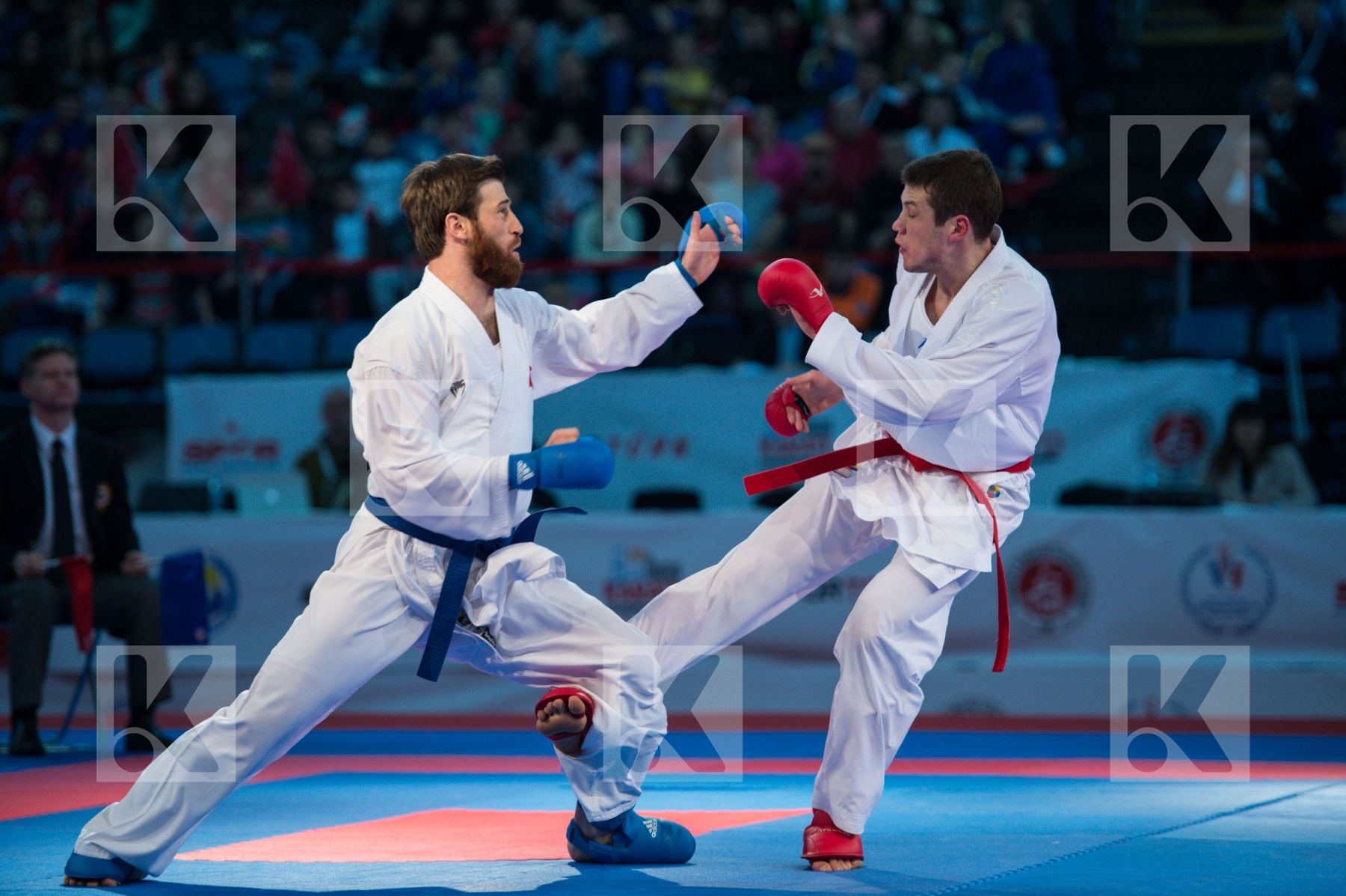 +84 kg Bitevic Slobodan Erkan Enes finals kumite Serbia Turkey