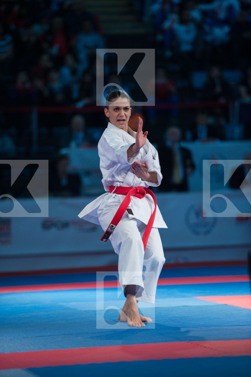 Bozan Dilara female finals kata kumite Turkey