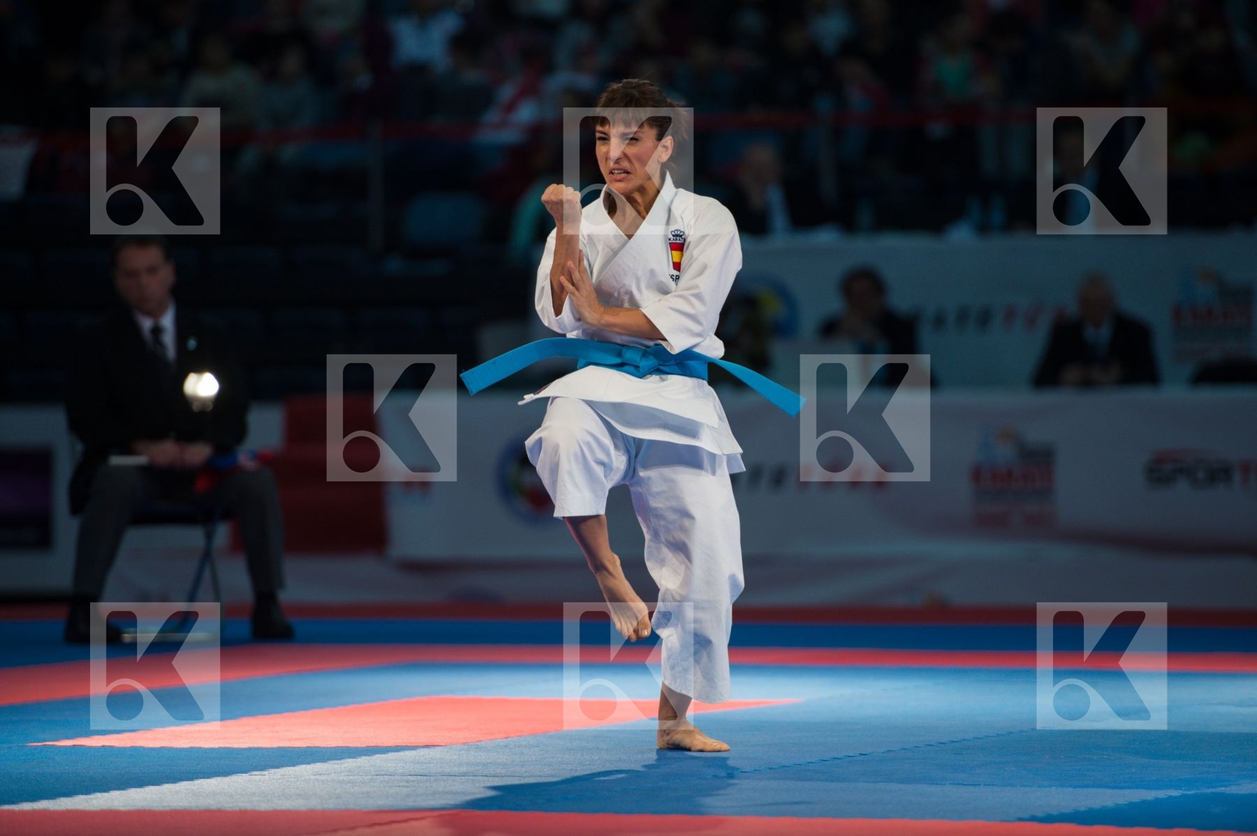 female finals kata kumite Sanchez Jaime Sandra Spain