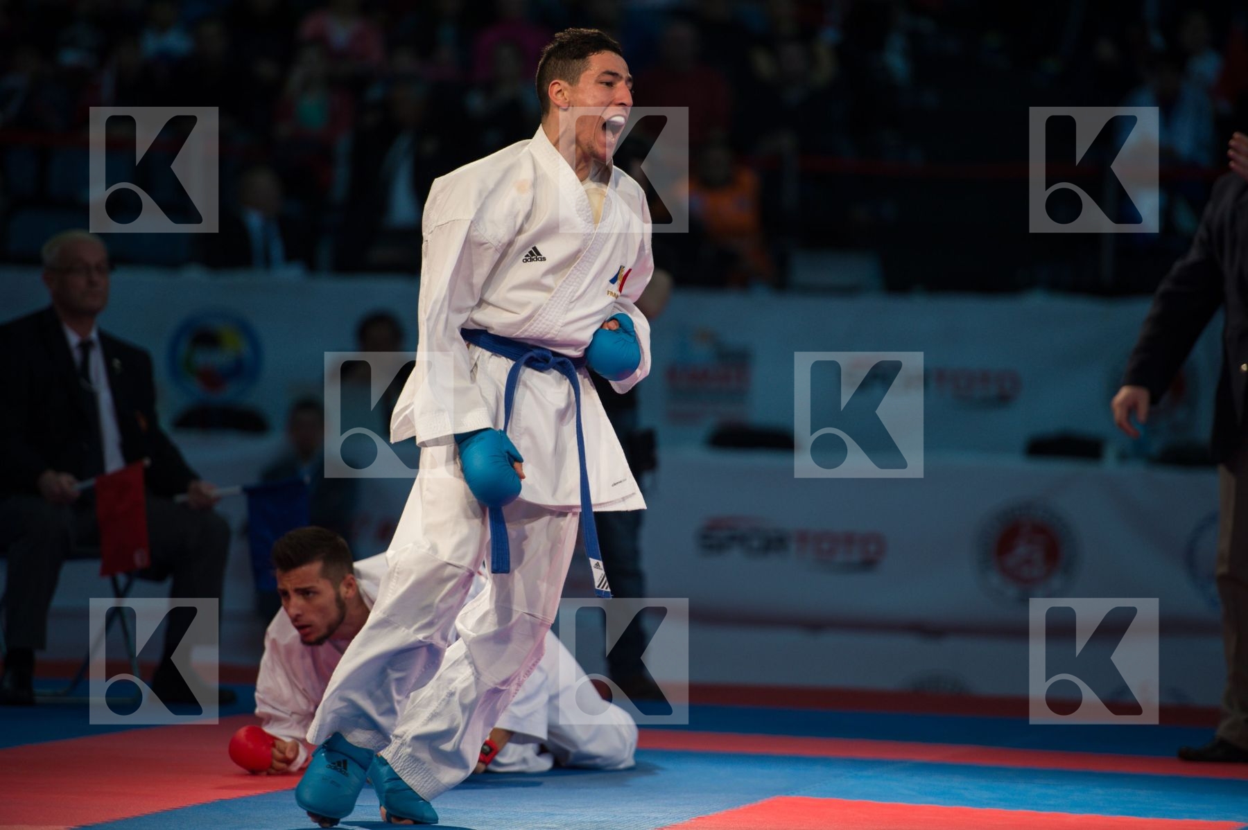 -60 kg Agoudjil Sofiane finals France Italy kumite Maresca Luca