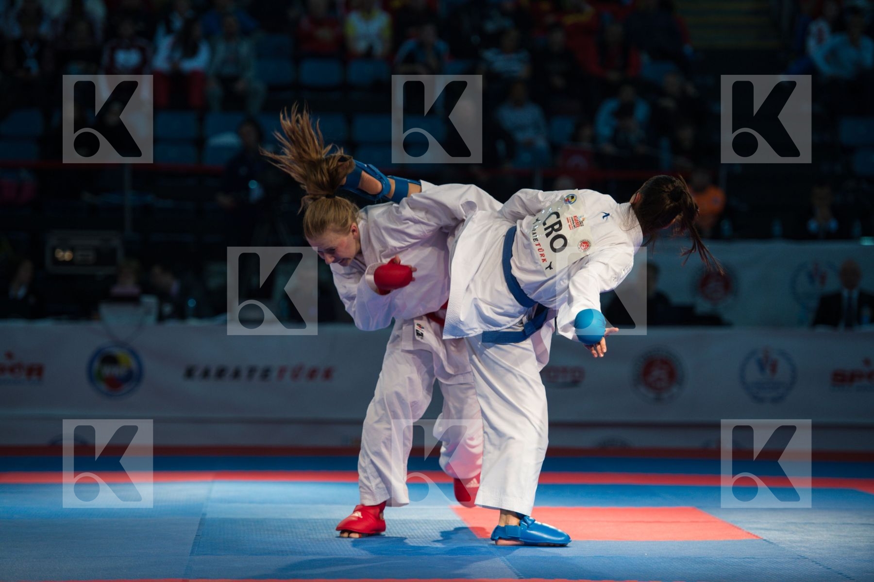 Croatia female finals kumite Russian Federation Sales Azra team
