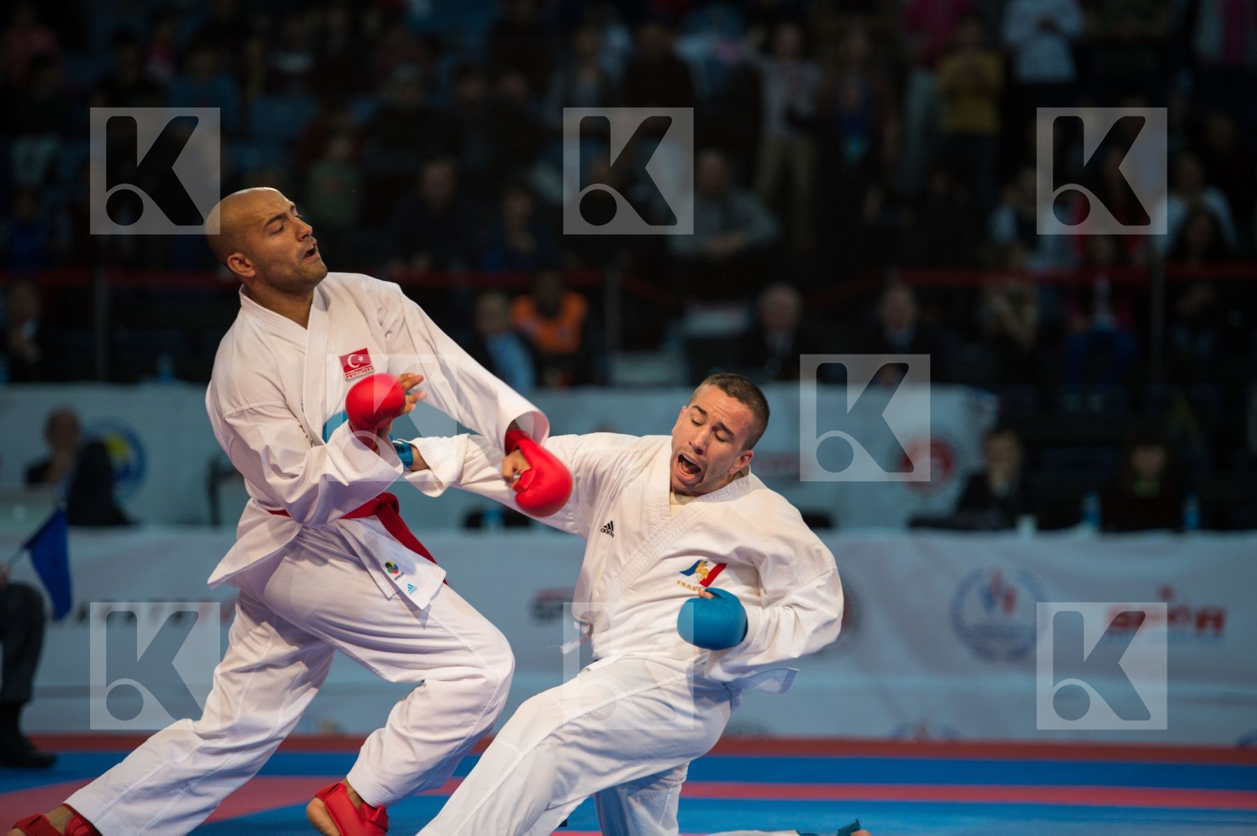 Da Costa Jessie finals France Gunduz Gokhan kumite male team Tur