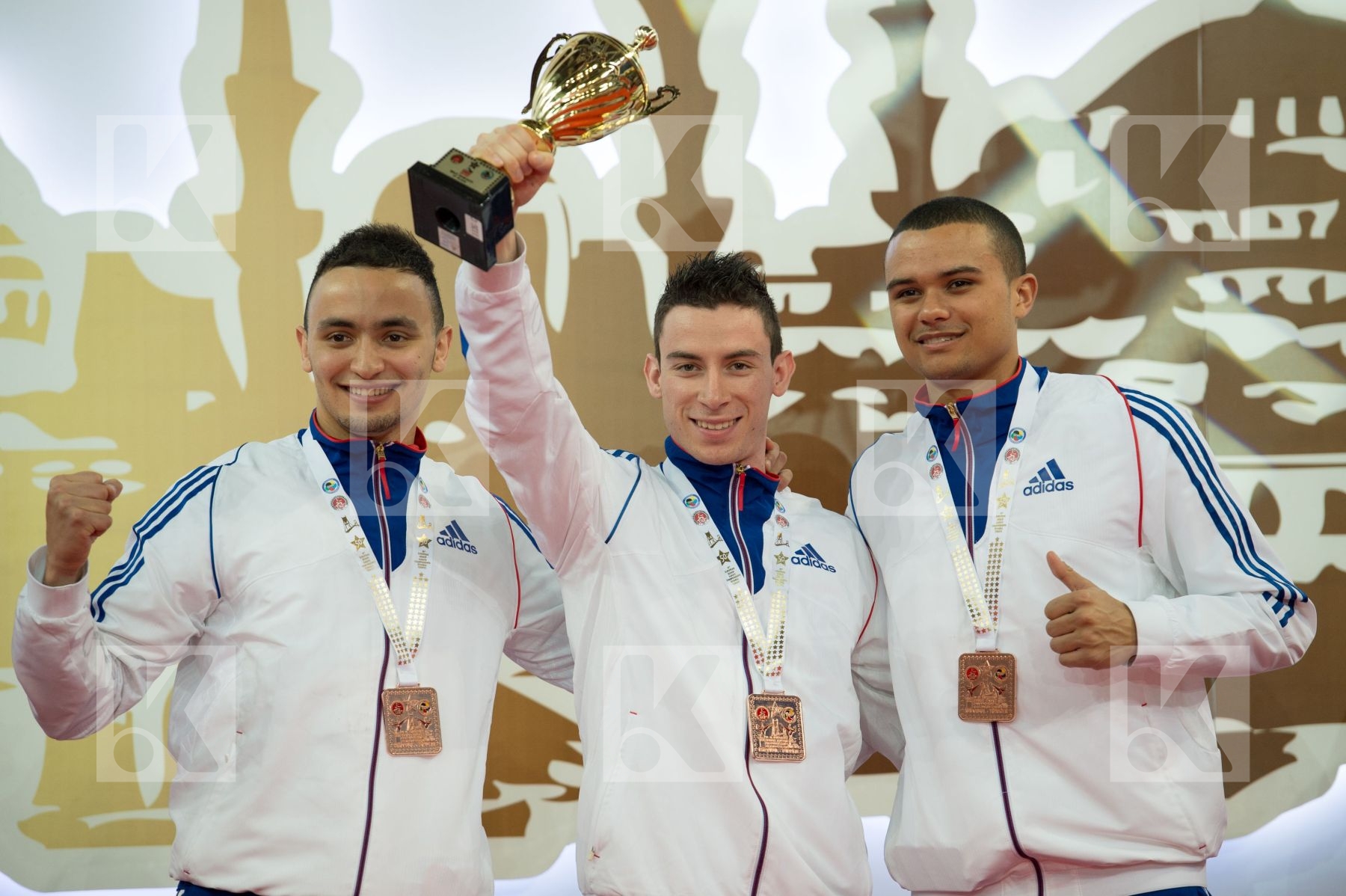 France kata male podiums team