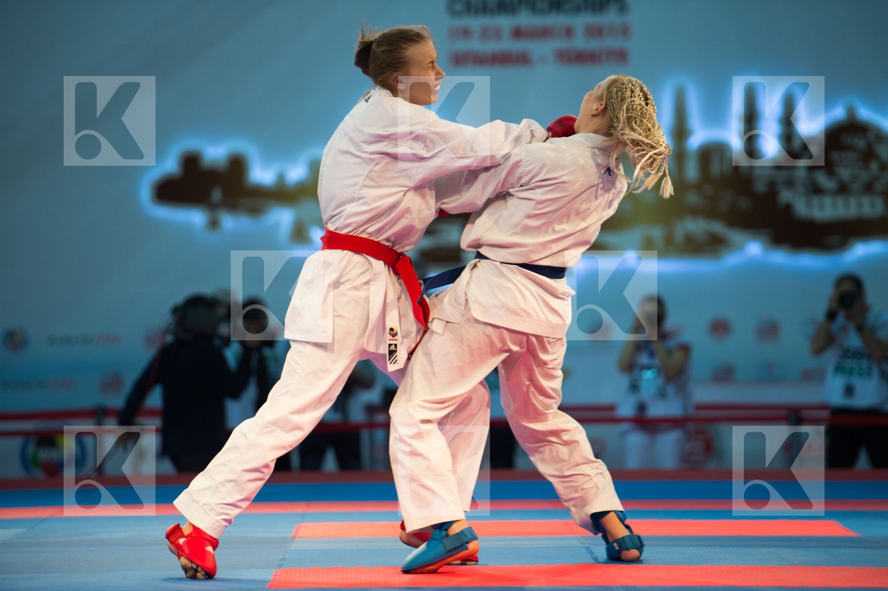 +68 kg bronze match female Finland kumite Kuusisto Helena Russia