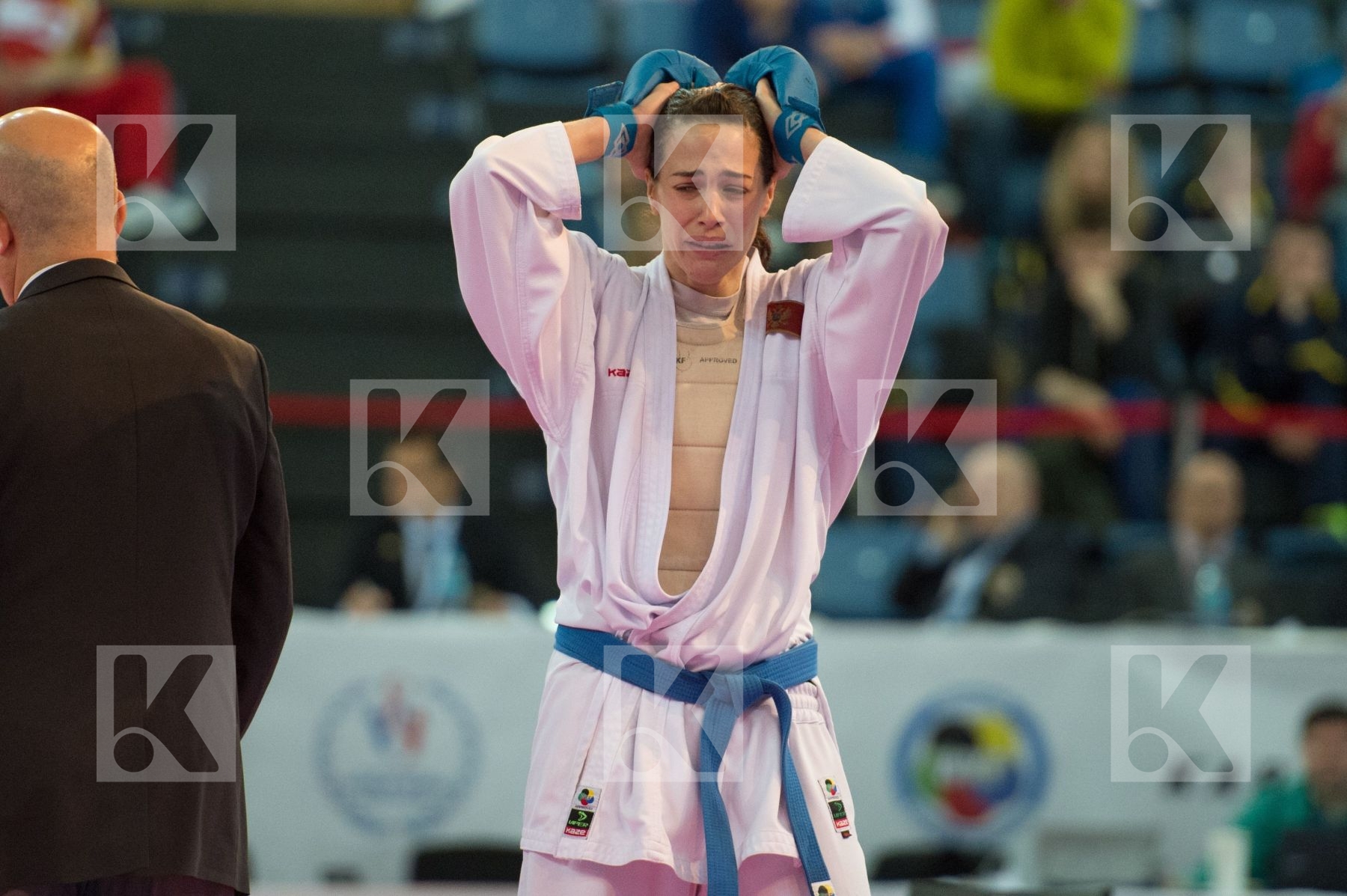-68 kg bronze match female Greece Kaze kumite Montenegro Panetsi