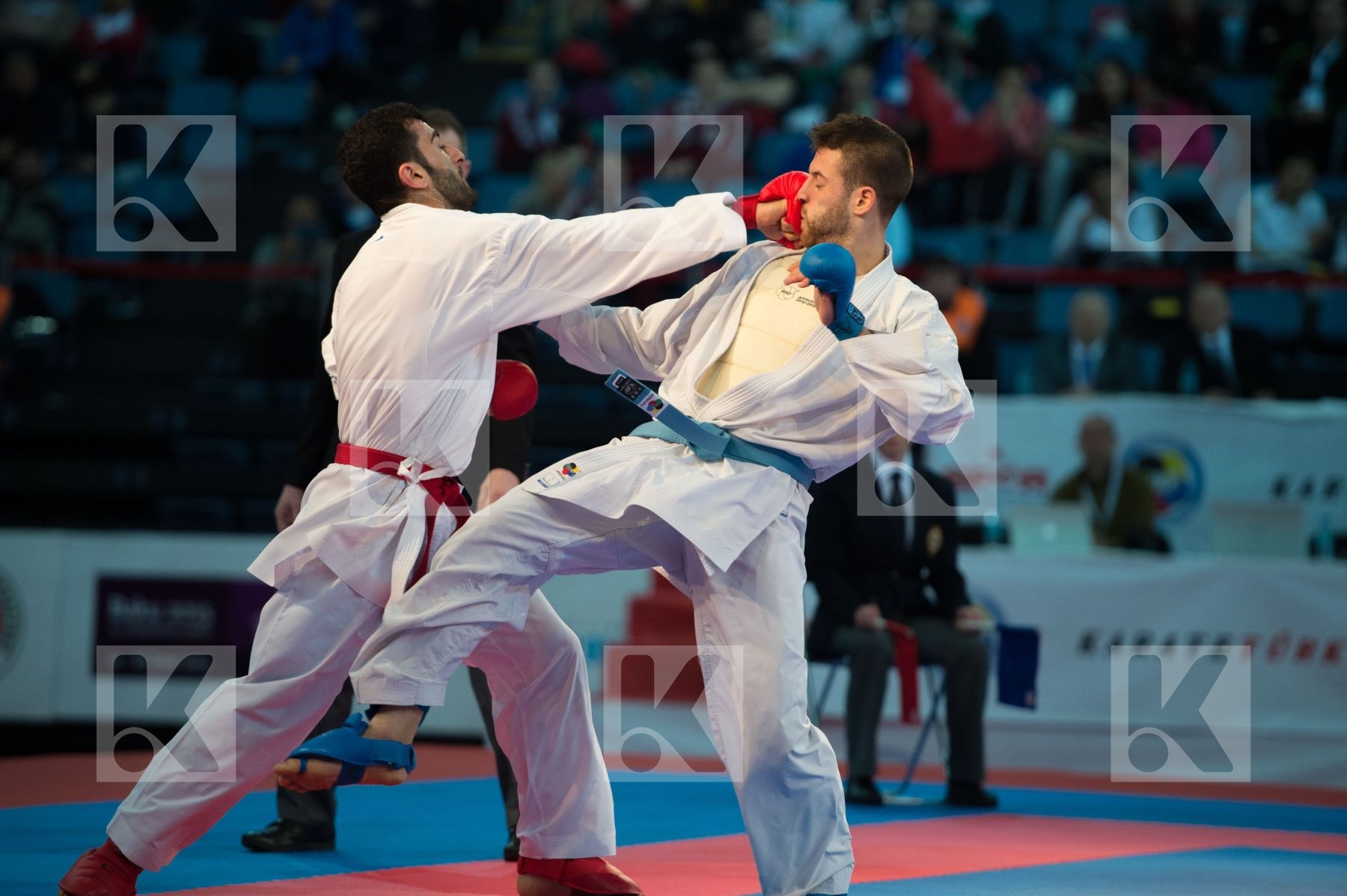 -84 kg Aktas Ugur bronze match Greece kumite male top Turkey Tza