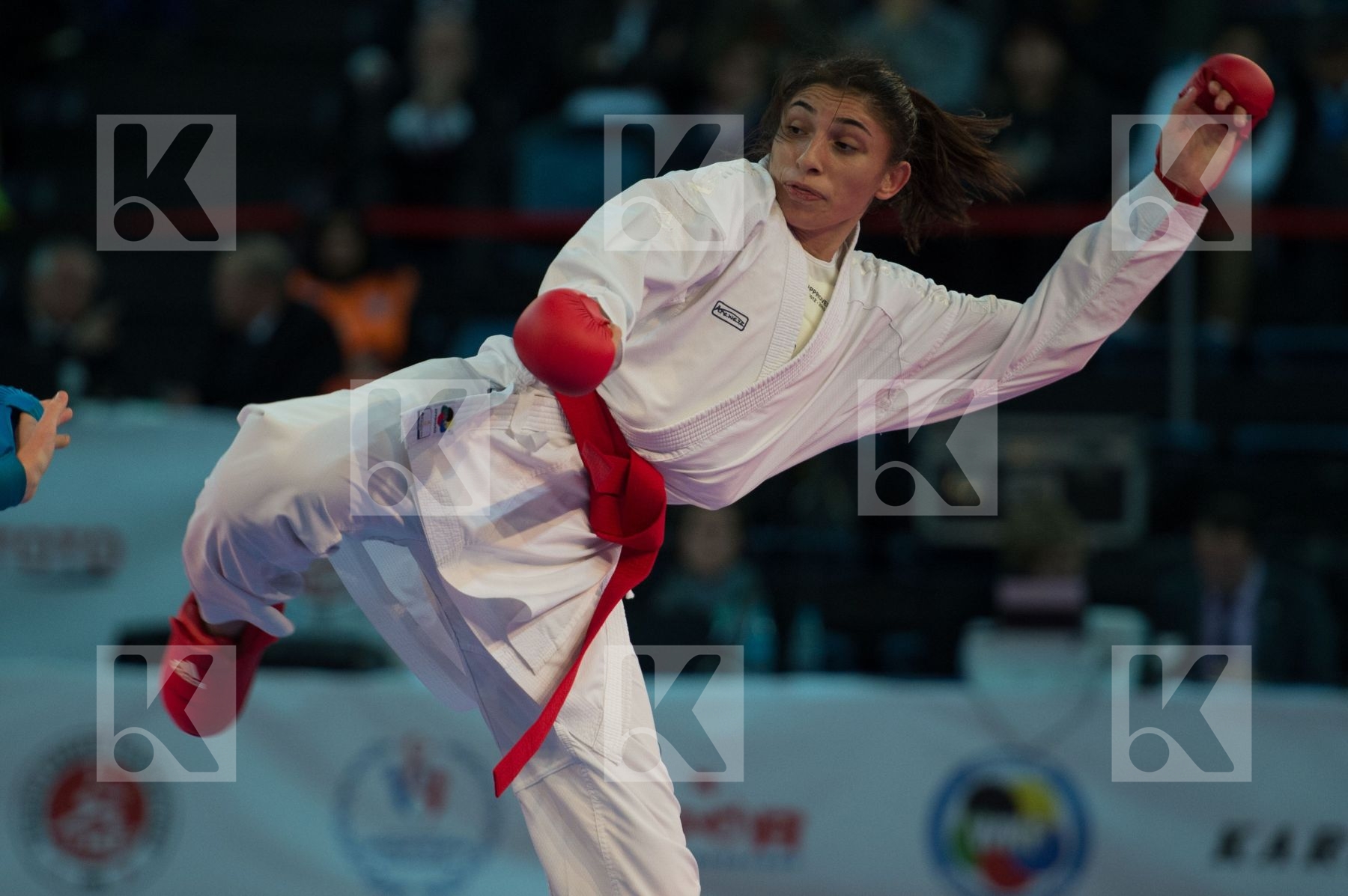 -61 kg bronze match Coban Merve female finals kumite Slovakia Su