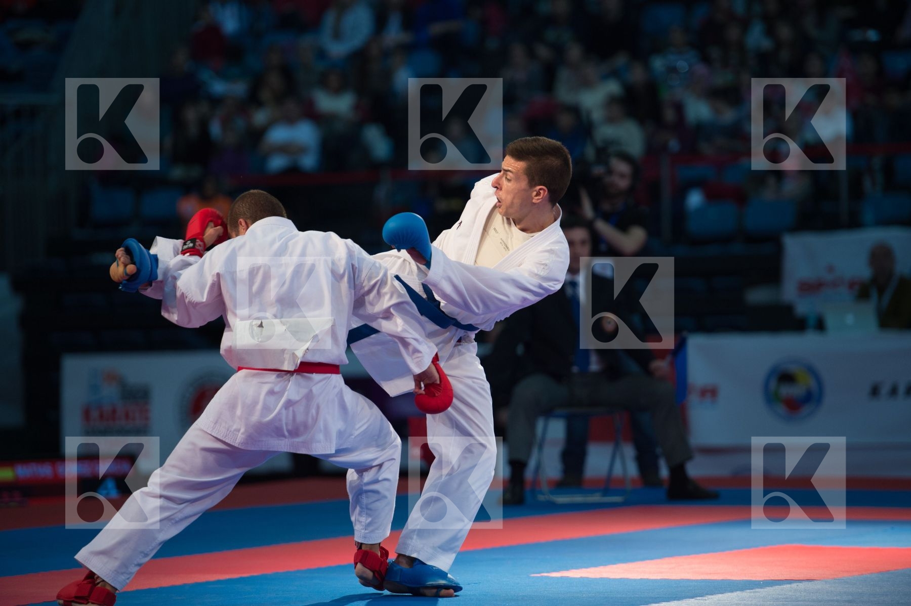 -60 kg bronze match Fyr Of Macedonia Gomez Garcia Matias kumite