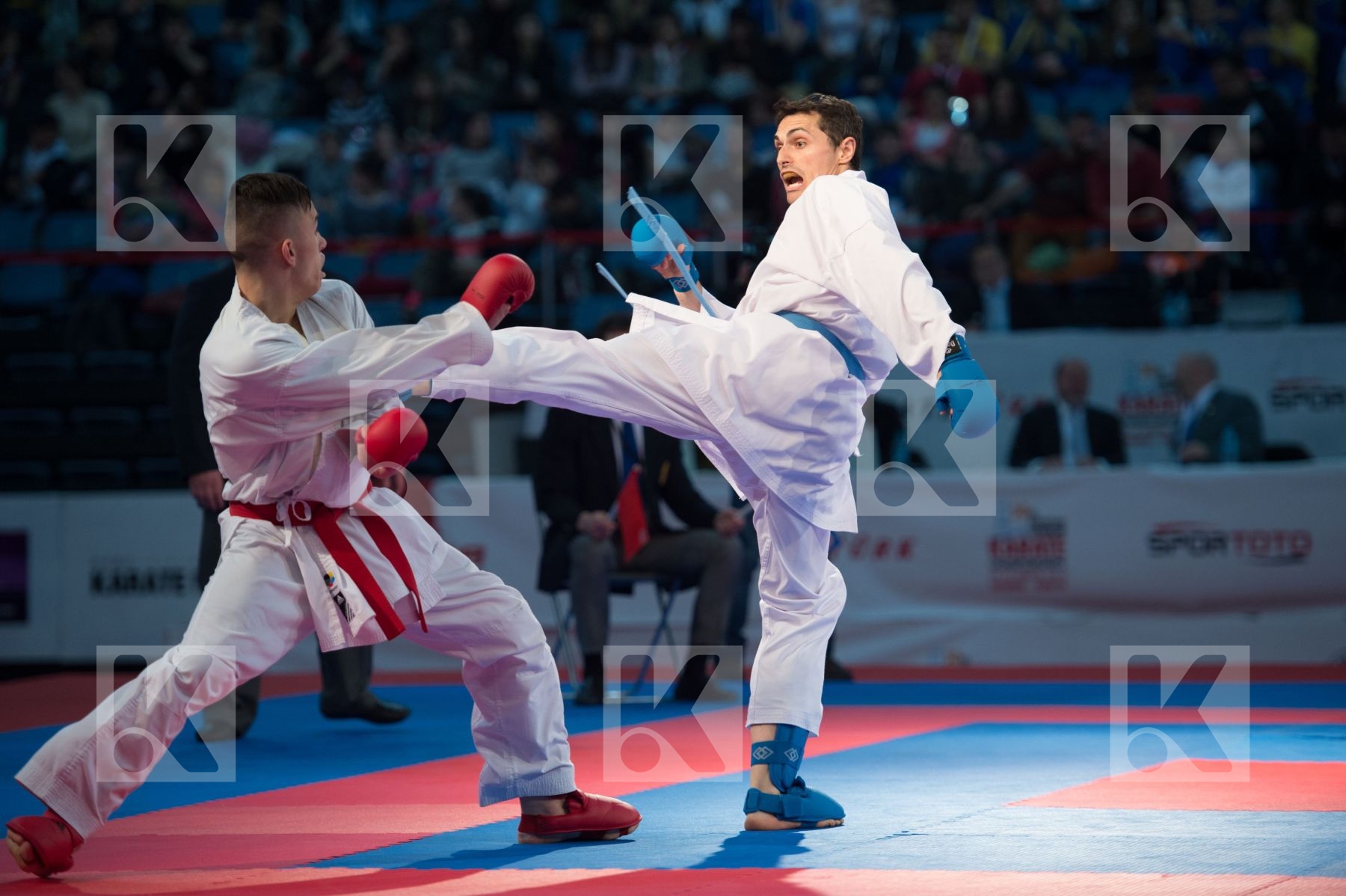 -67 kg bronze match Dacosta Steven France kumite Rasero Ruiz Man