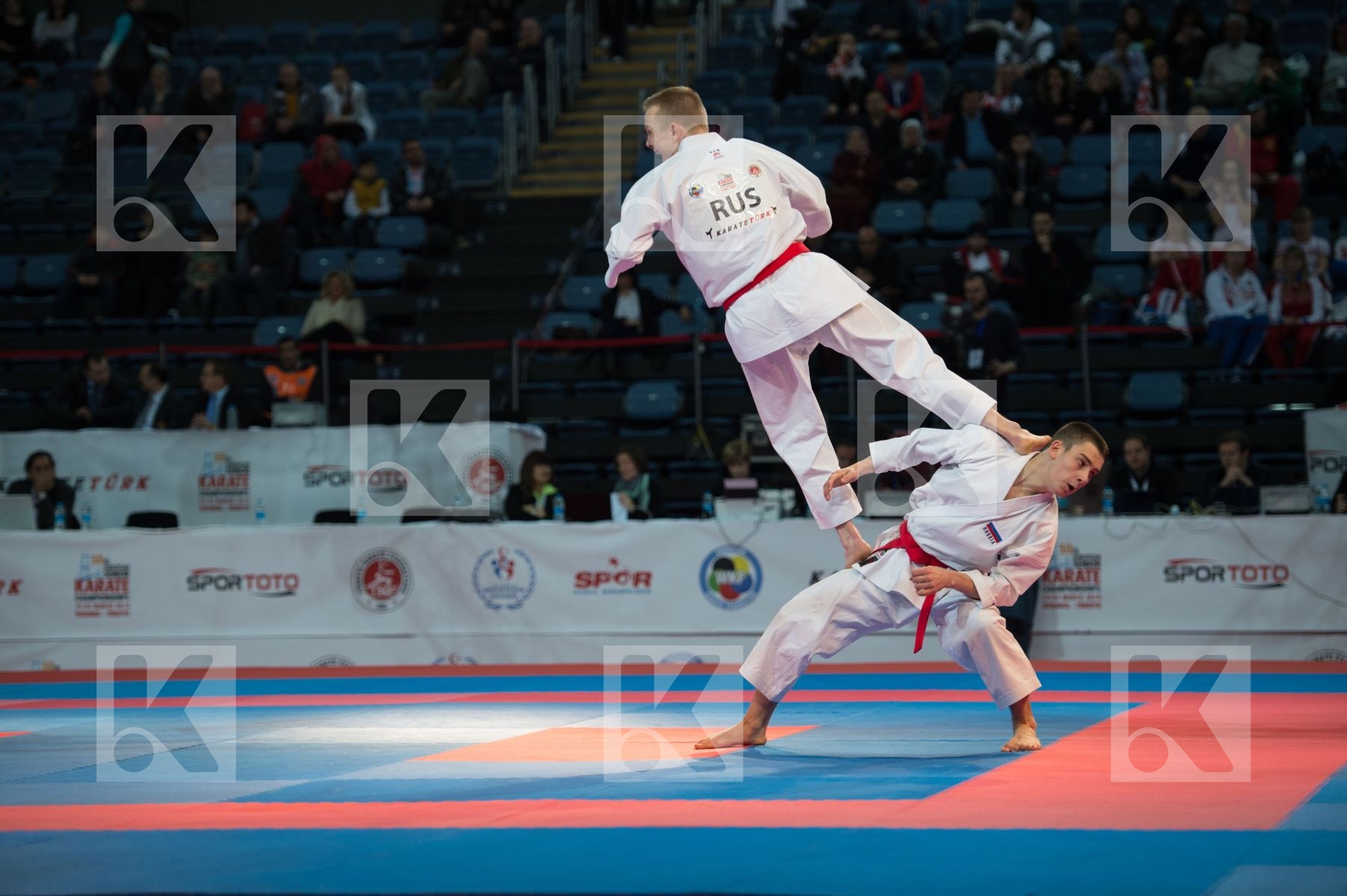 bronze match bunkai finals kata male Russian Federation team top