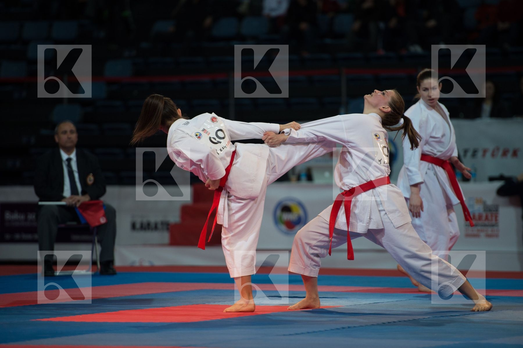 bronze match Croatia female finals kata team