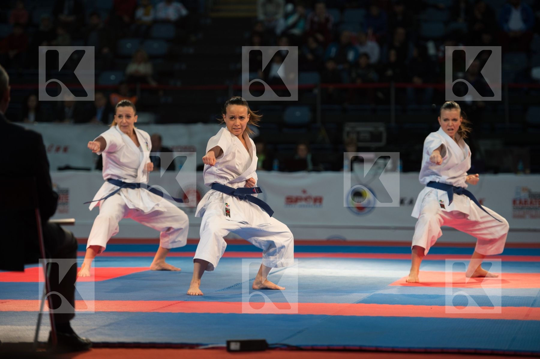 bronze match female finals Italy kata team