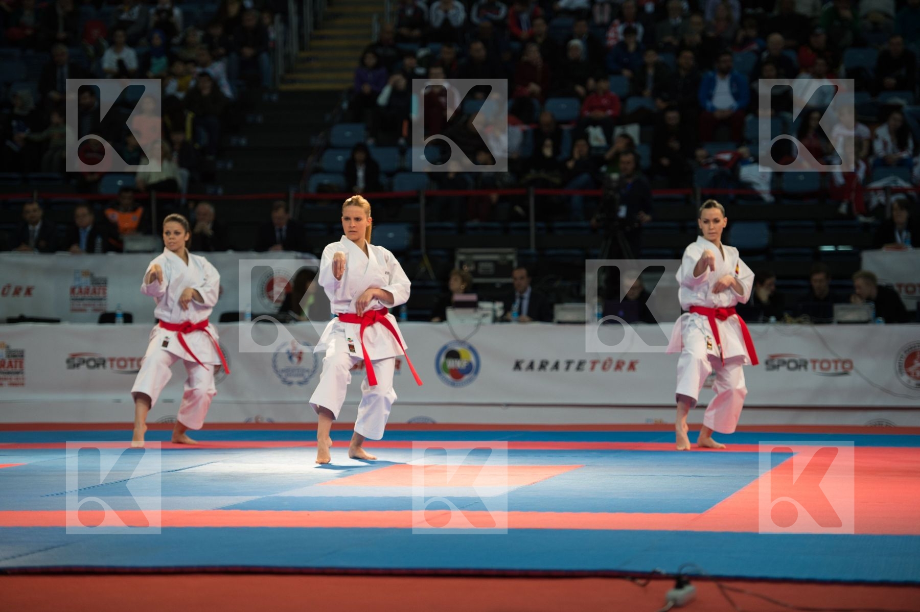 bronze match female finals kata Spain team