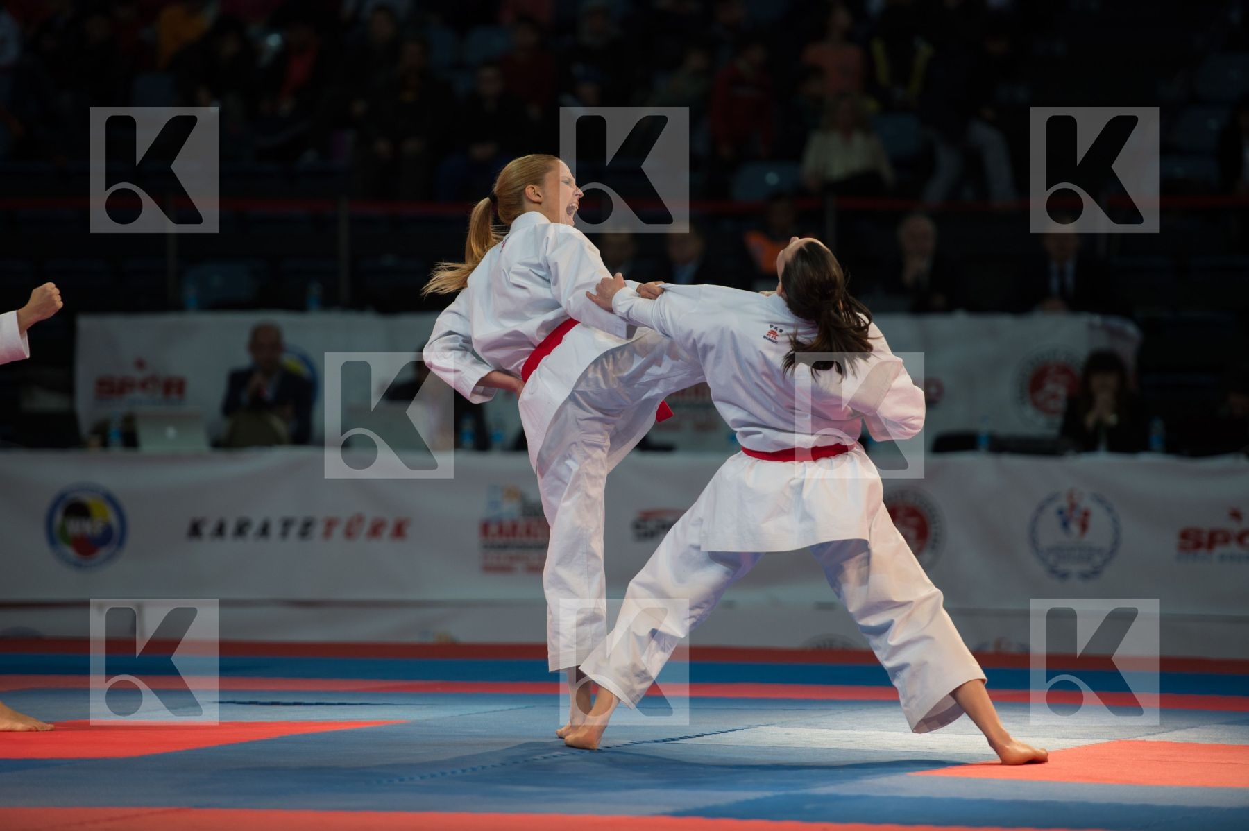 bronze match female finals kata Spain team