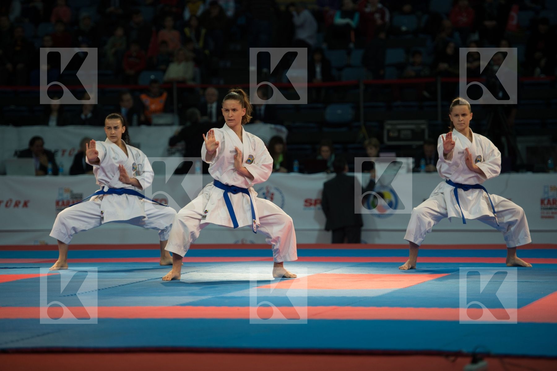 bronze match female finals Fyr Of Macedonia kata team