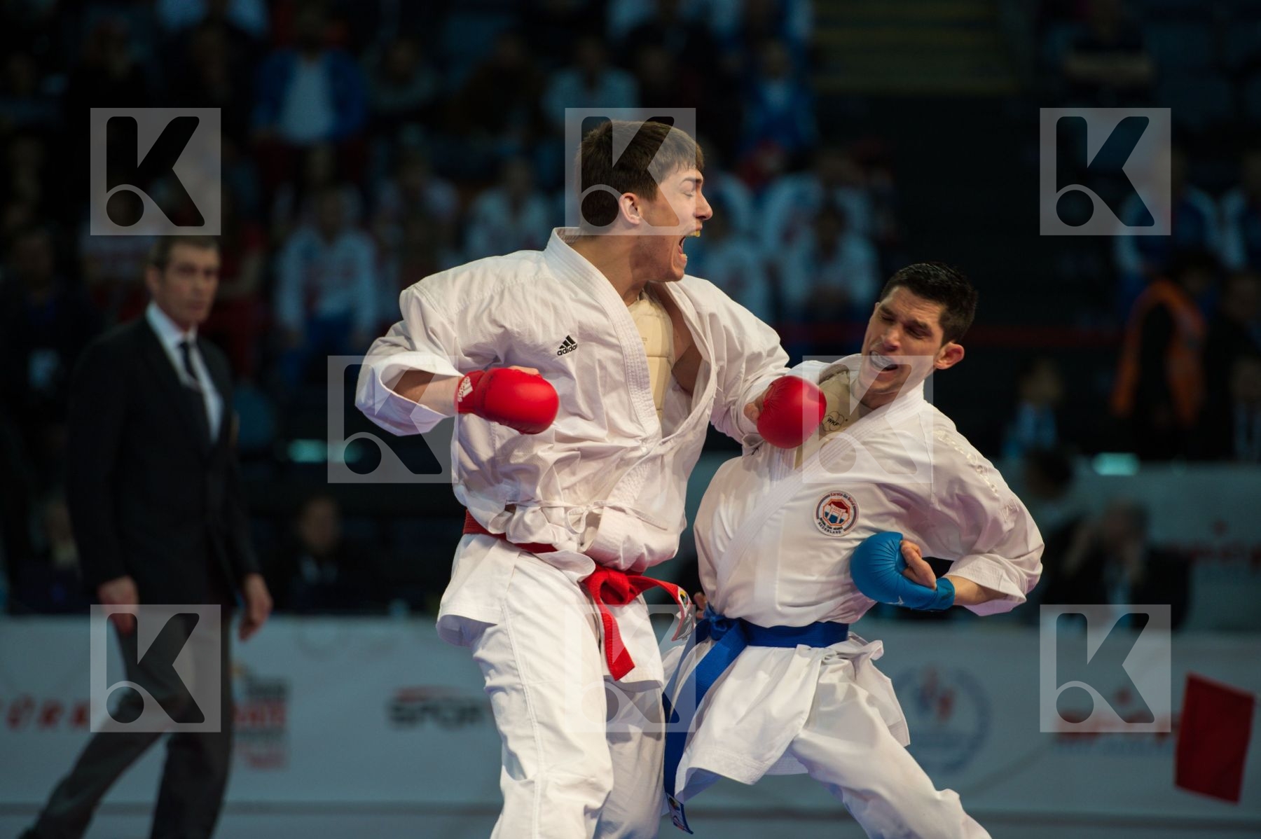 bronze match finals kumite male Netherlands Russian Federation t