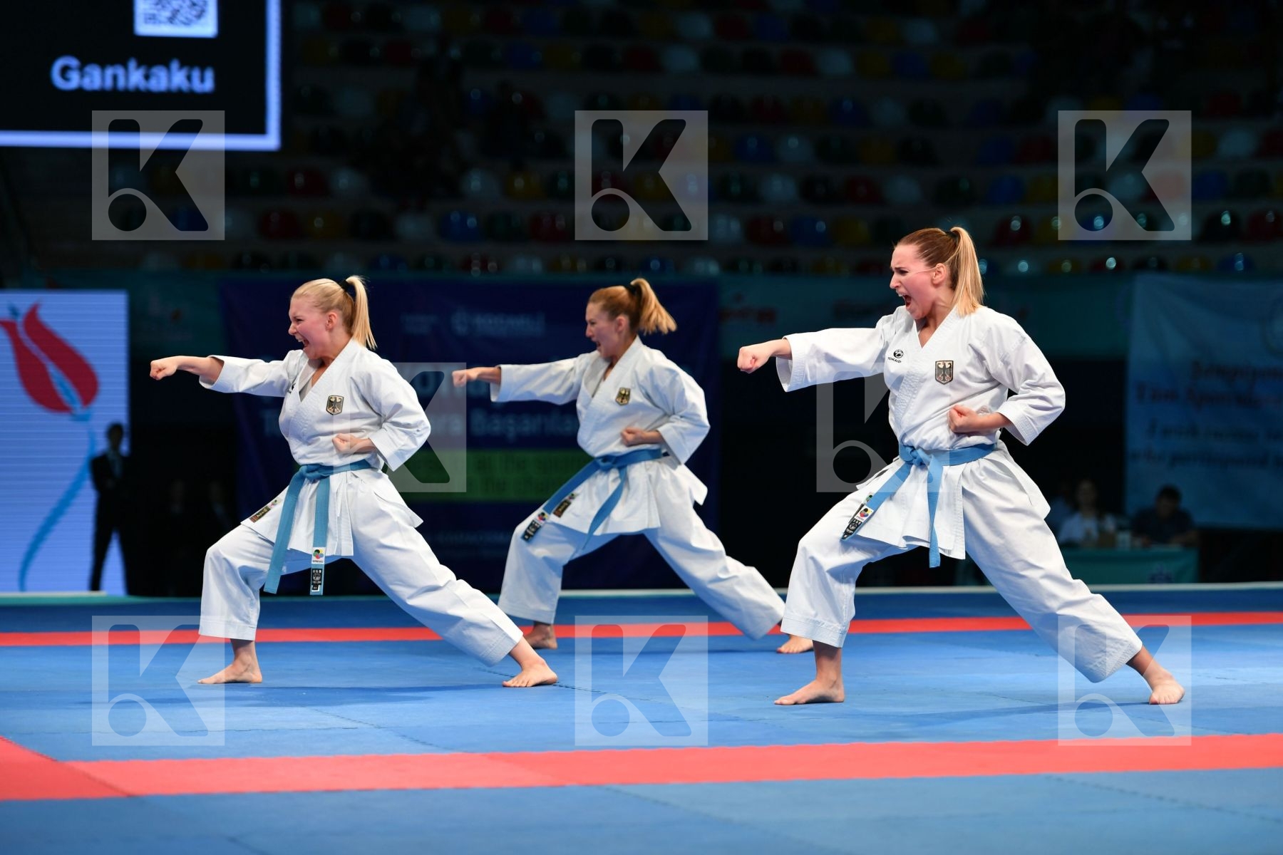 Female team kata Gankaku Germany Germany Germany