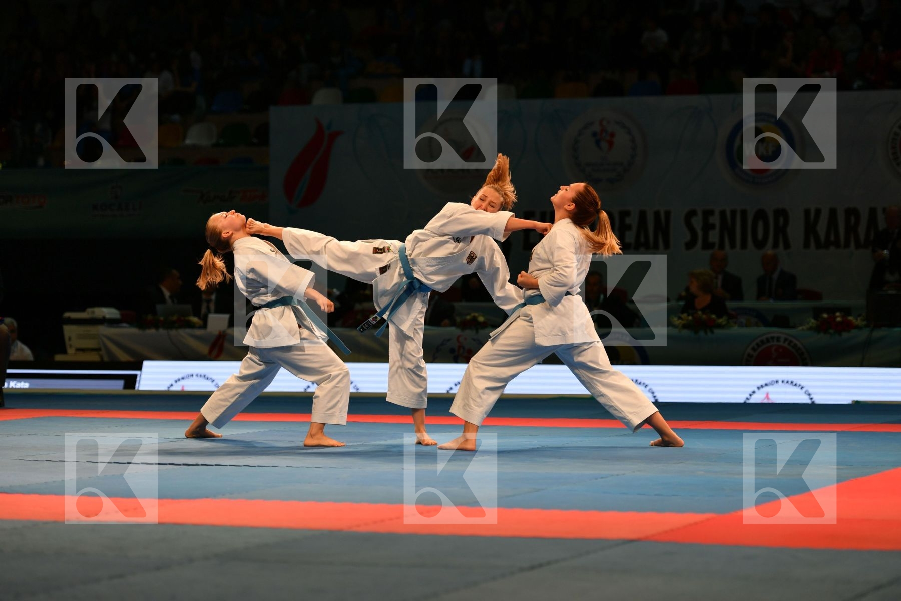 Female team kata Gankaku Germany Germany Germany