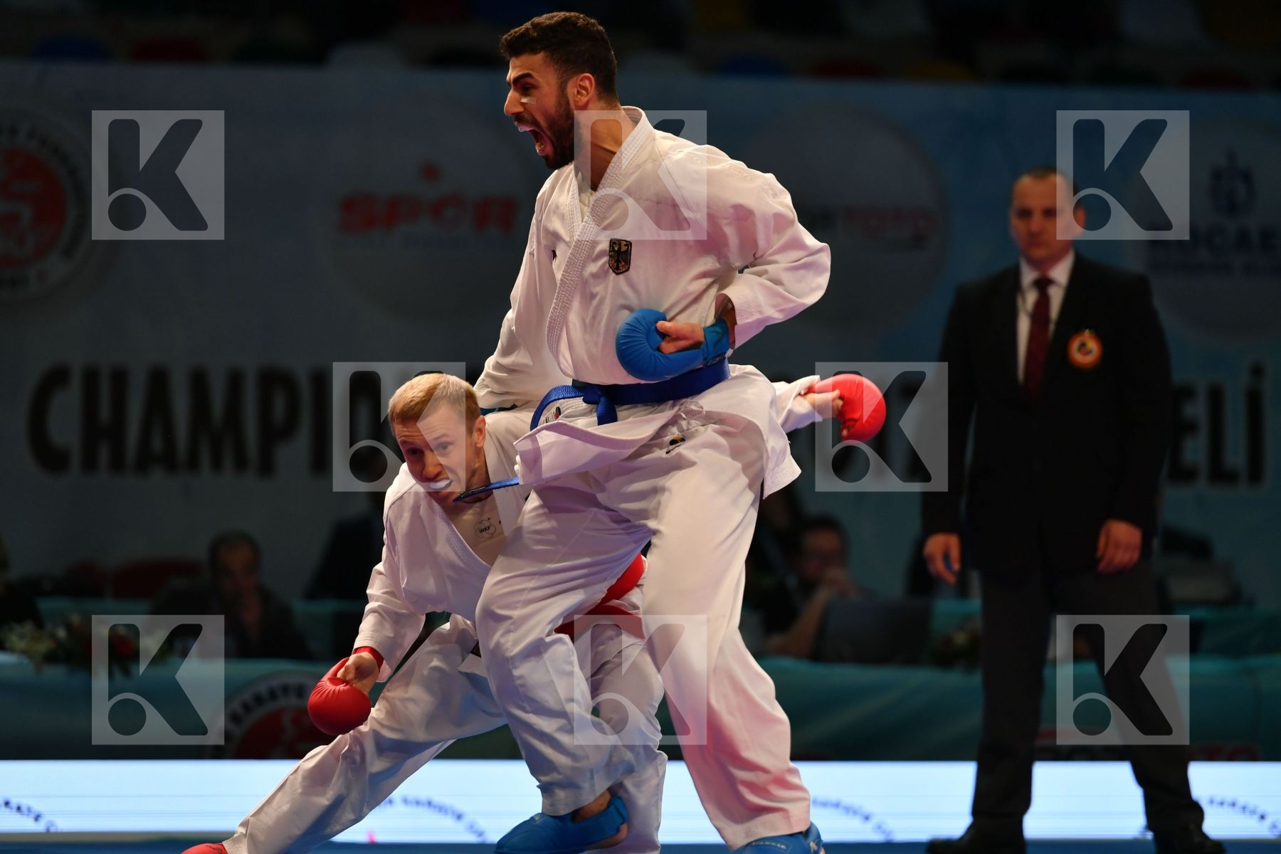 Germany Germany Germany Male team kumite Ukraine Ukraine Ukraine