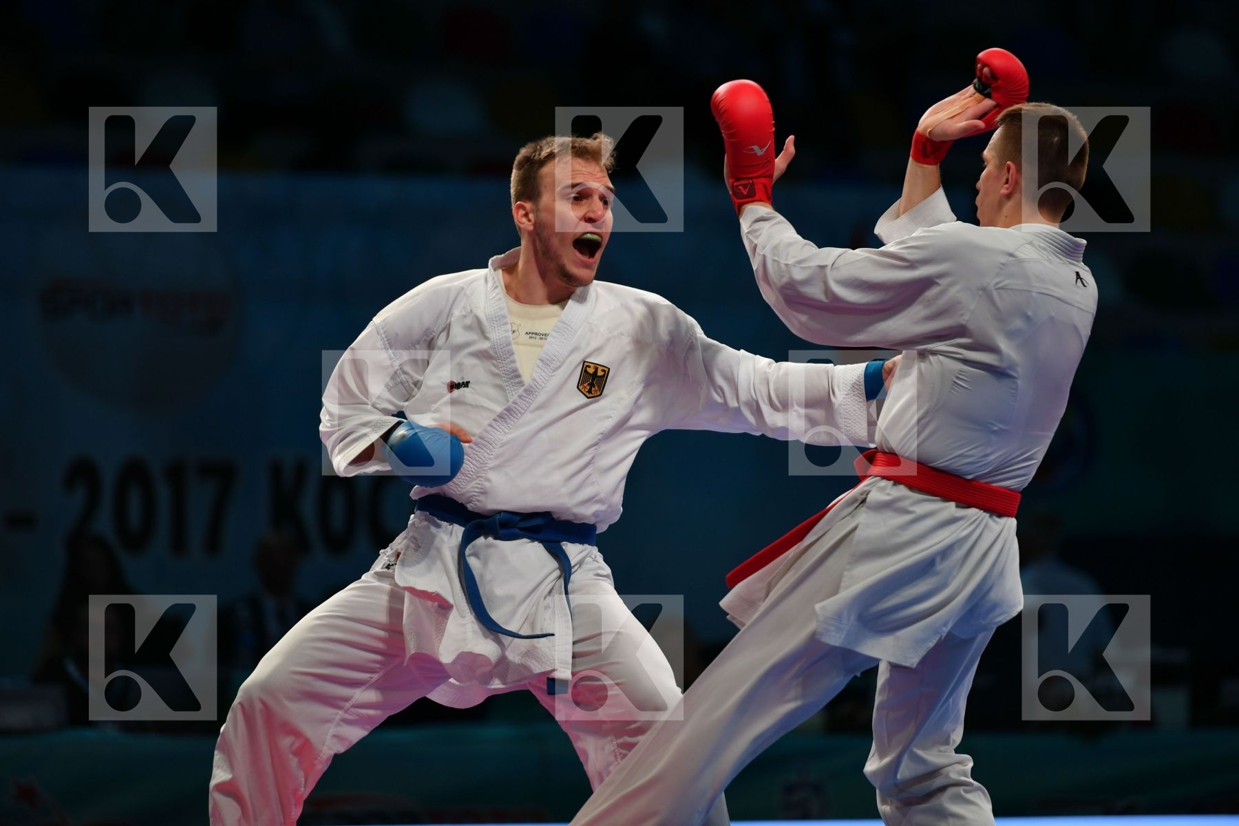 Germany Germany Germany Male team kumite Ukraine Ukraine Ukraine