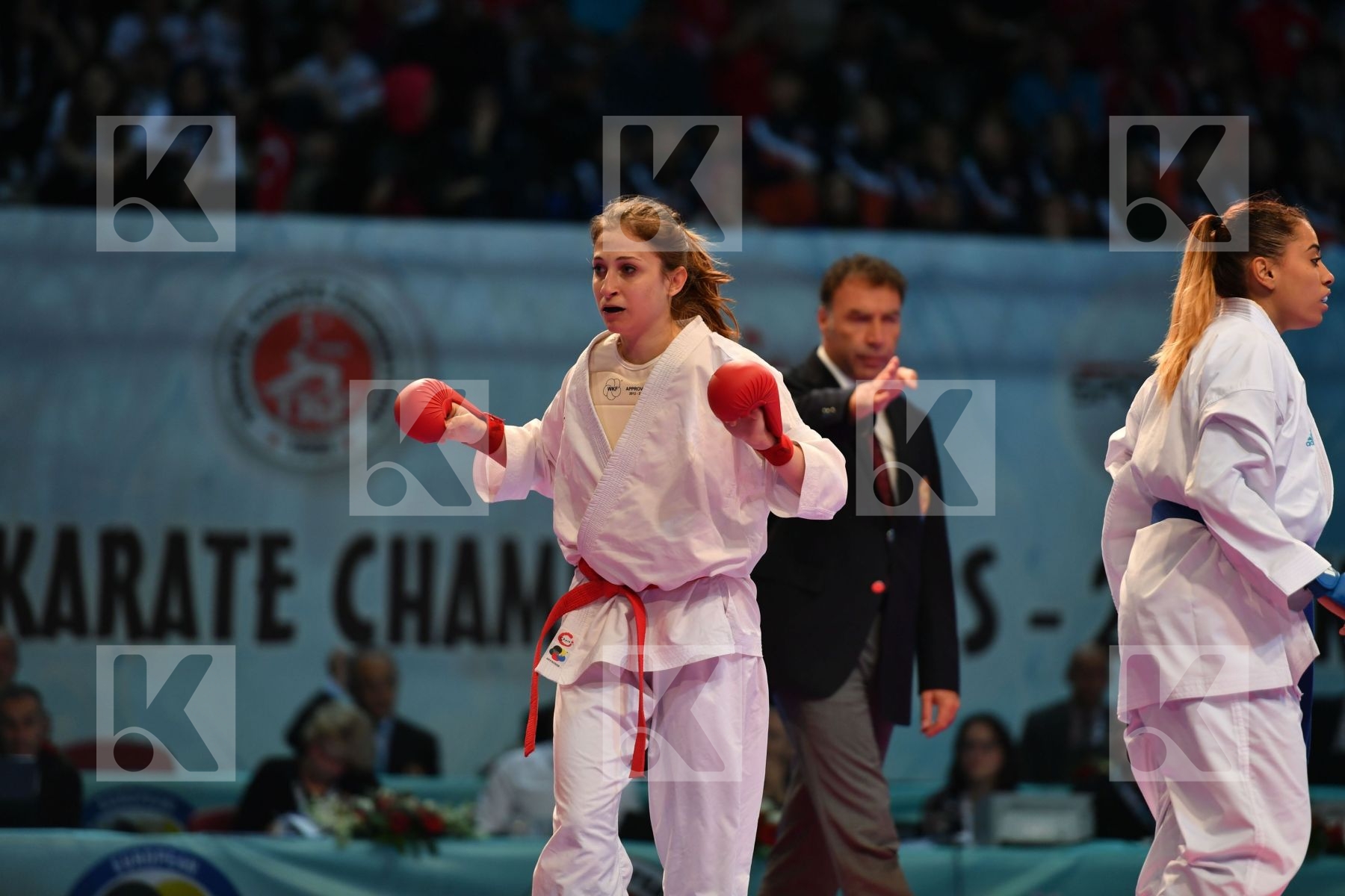 Female kumite -55 kg France Fyr of macedonia Georgieva Jovana Th