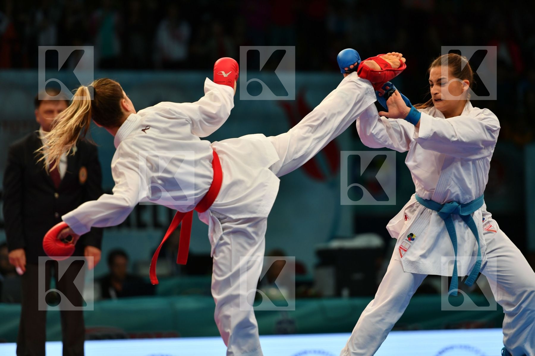 Female kumite -50 kg Fyr of macedonia Ozcelik Serap Radichevska