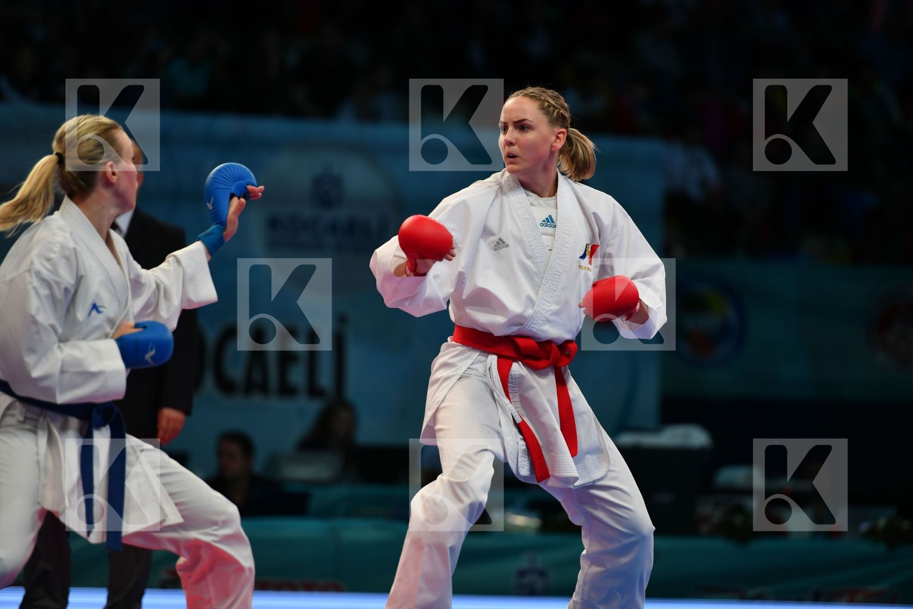 Female team kumite France France France Slovenia Slovenija Slove