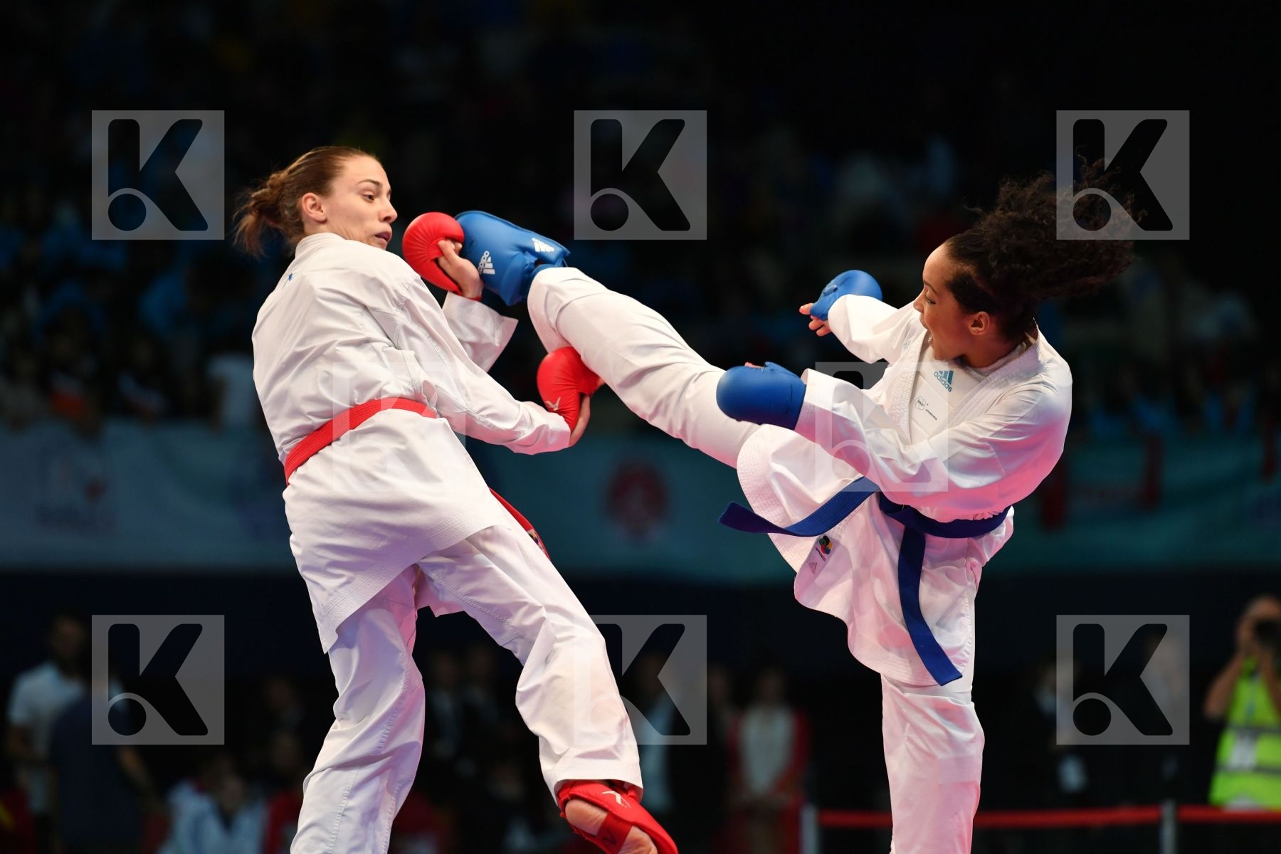Female kumite -61 kg France Ignace Lucie Prekovic Jovana Serbia