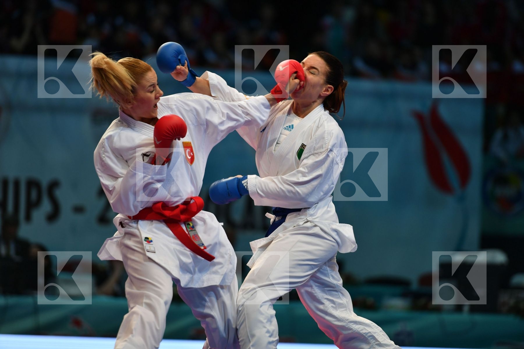 Cardin Sara Female kumite -55 kg Italy Turkey Yakan Tuba