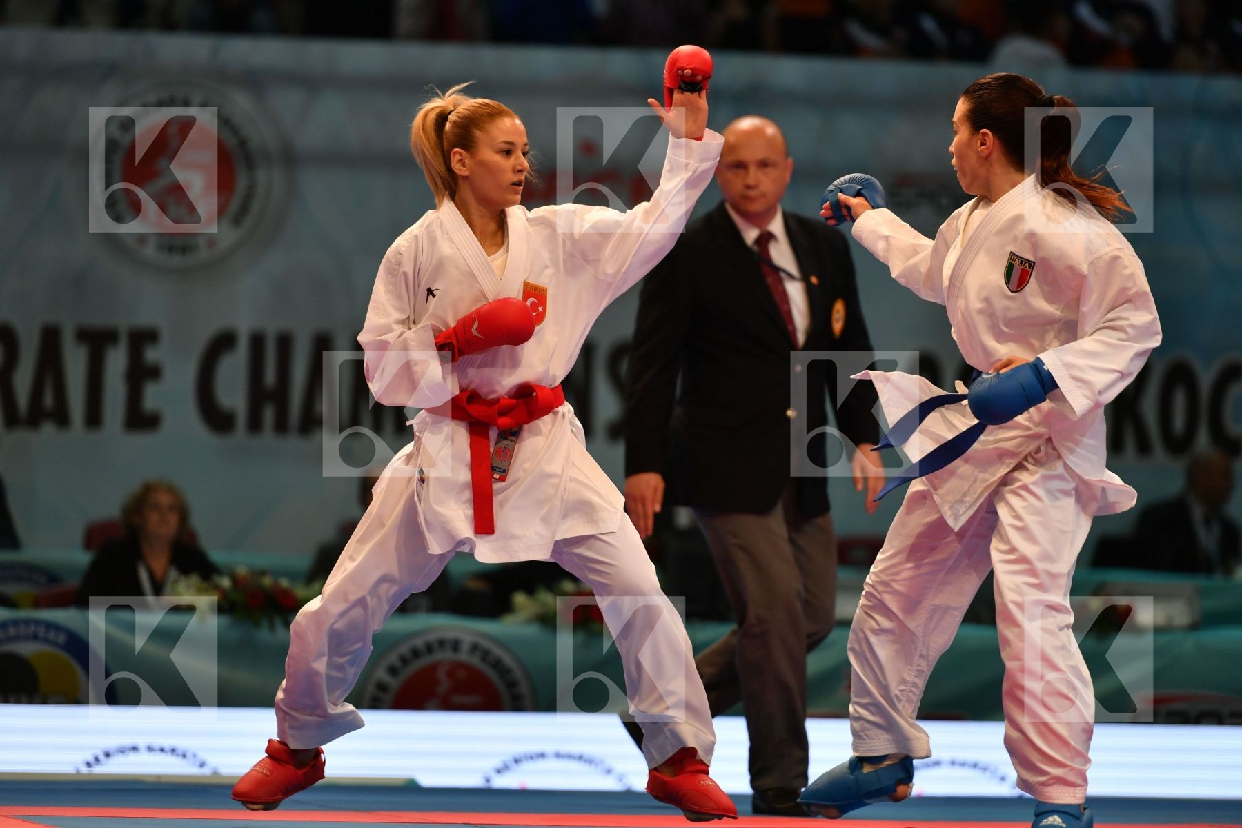 Cardin Sara Female kumite -55 kg Italy Turkey Yakan Tuba