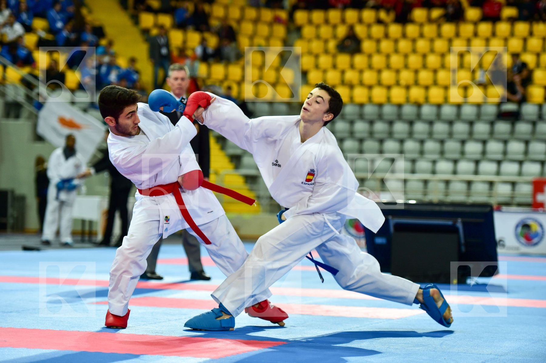 -57 Kg Ates Omer Faruk Cadet chyprus DaeDo Kumite Male Moreno Ji