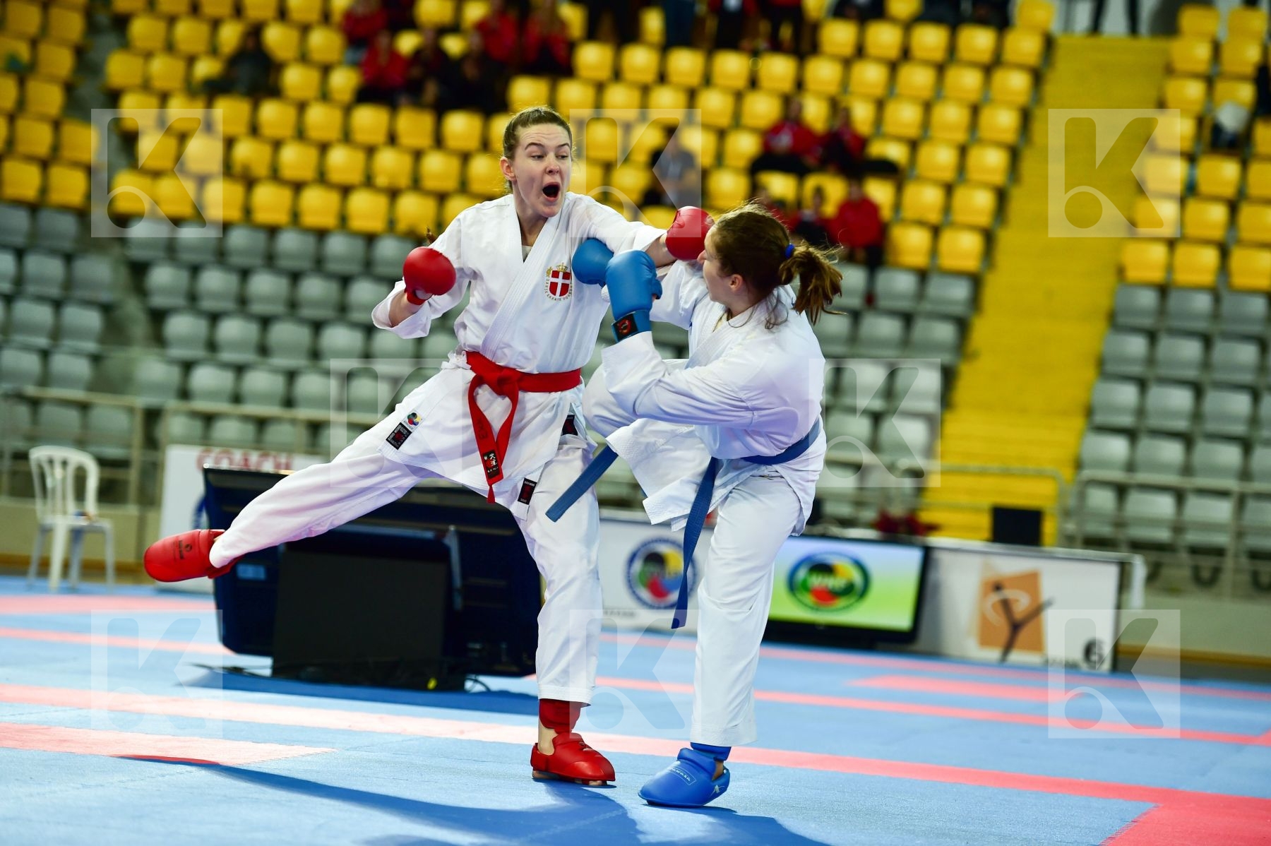 +54 Kg Budo Nord Cadet chyprus Denmark Durmis Dina Female Kumite