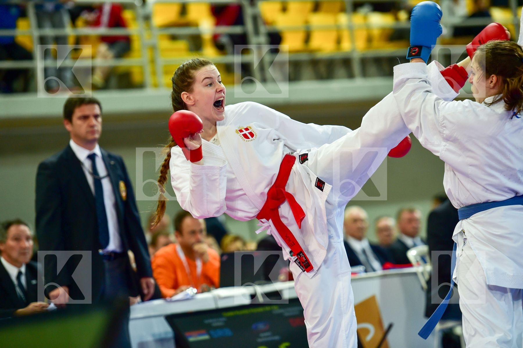 +54 Kg Budo Nord Cadet chyprus Denmark Durmis Dina Female Kumite