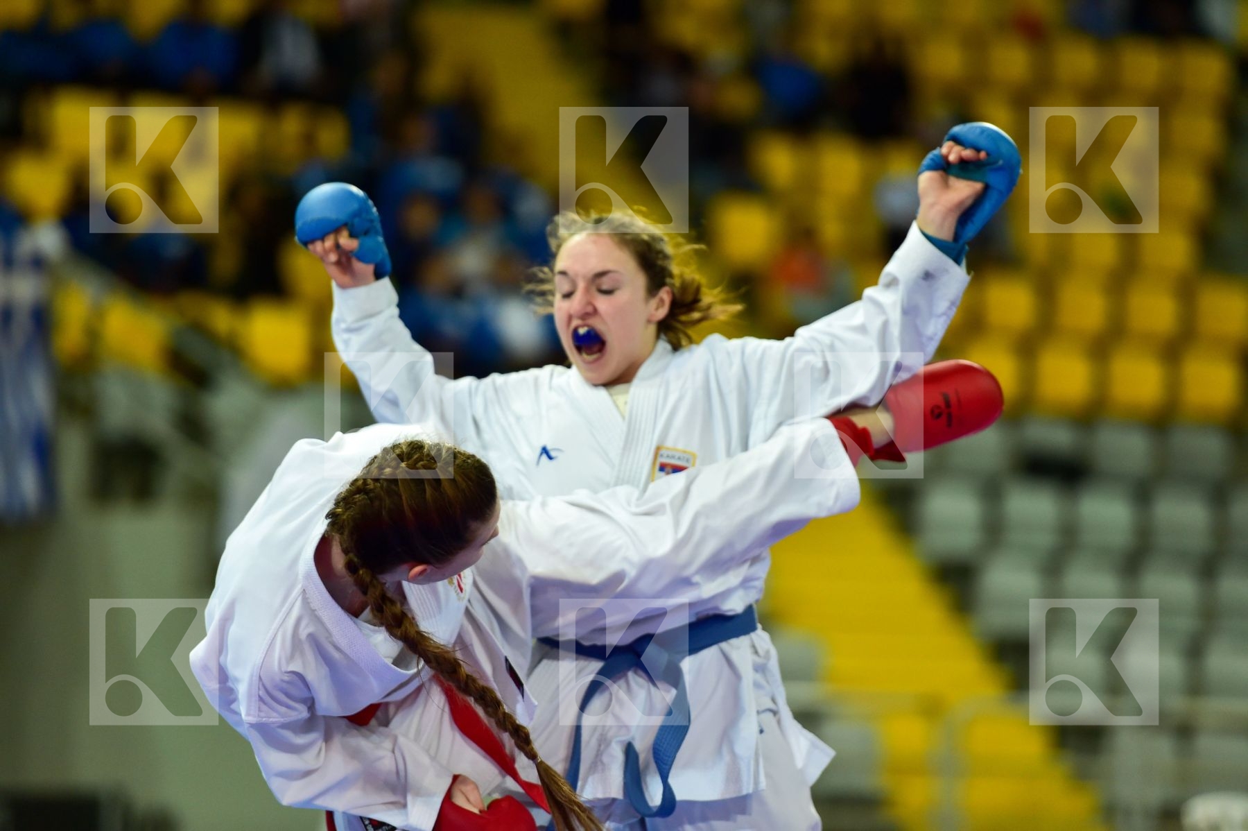 +54 Kg Budo Nord Cadet chyprus Denmark Durmis Dina Female Kumite