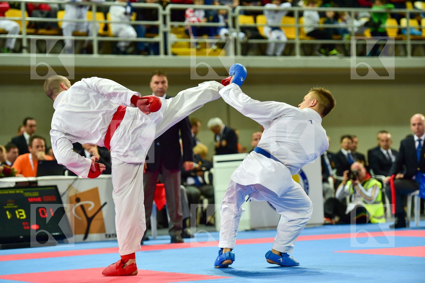 -68 Kg Erdos Martin Hodzic Mario Hungary Junior Kumite Kwon Male