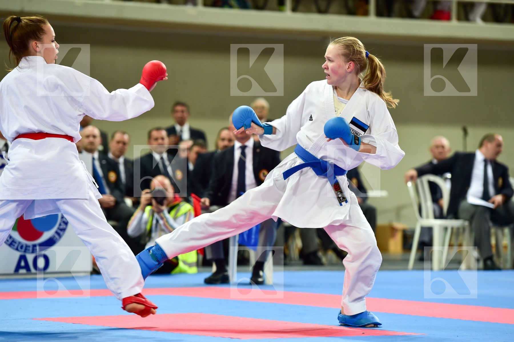 -48 Kg Estonia Female Germany Hayashi Junior Kumite Schimpf Alin
