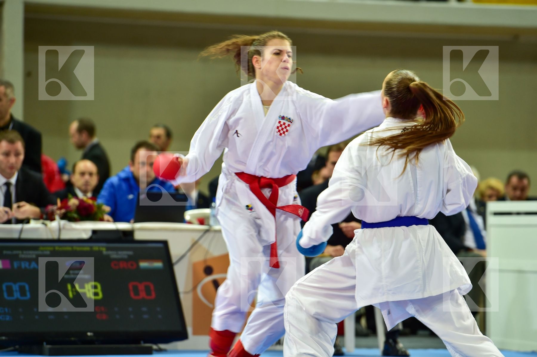 -59 Kg Barac Marina Croatia Female France Junior Kumite Philippe