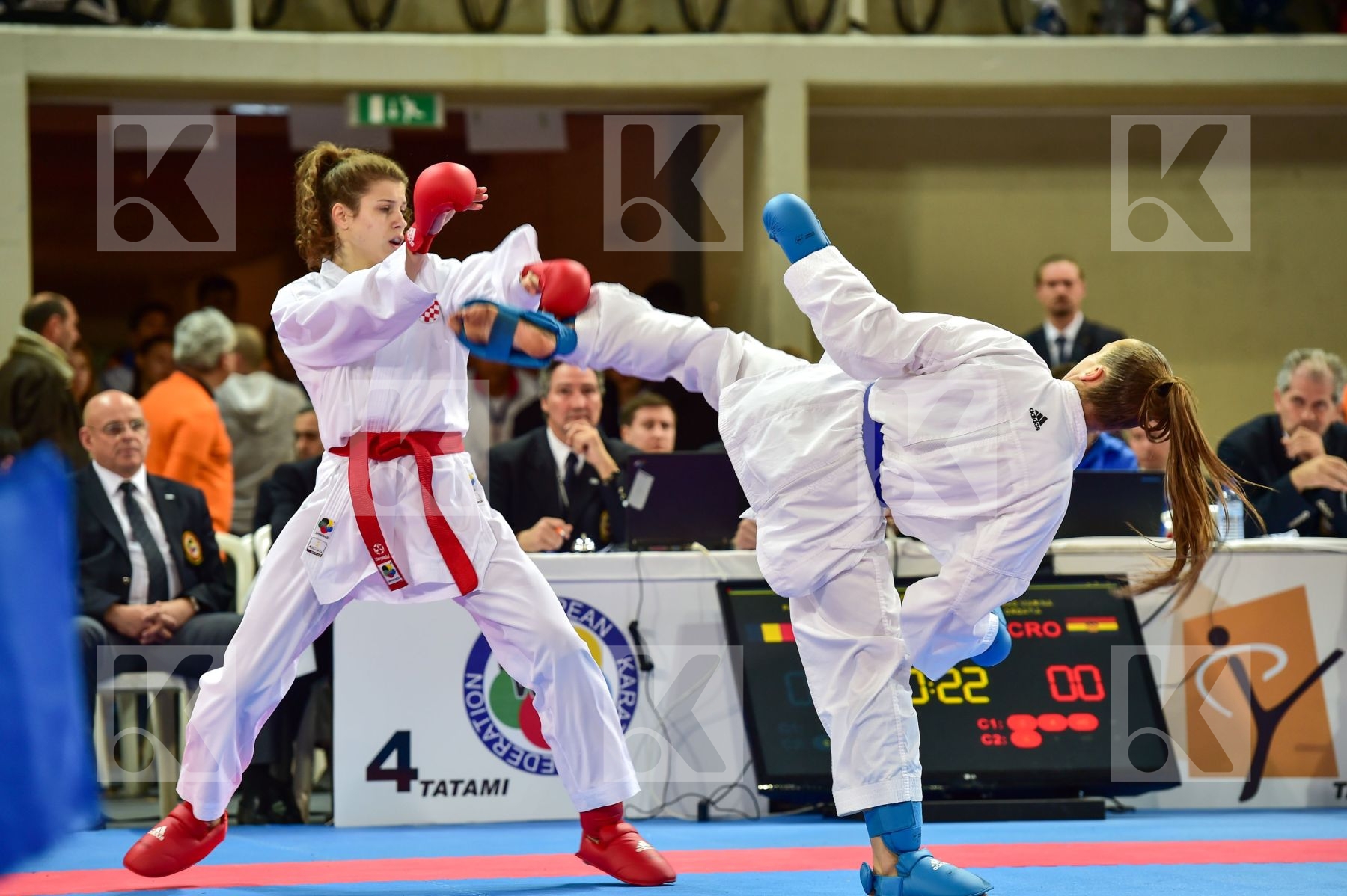 -59 Kg Barac Marina Croatia Female France Junior Kumite Philippe