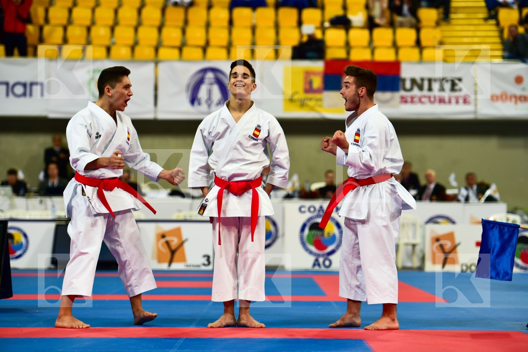 Cadets et Juniors DaeDo Kata Male Spain team