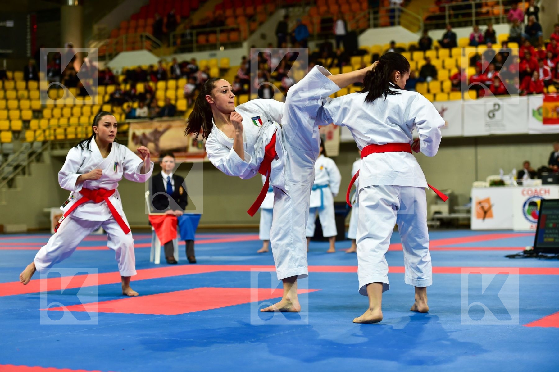 Cadets et Juniors Female Italy Kata Shureido team