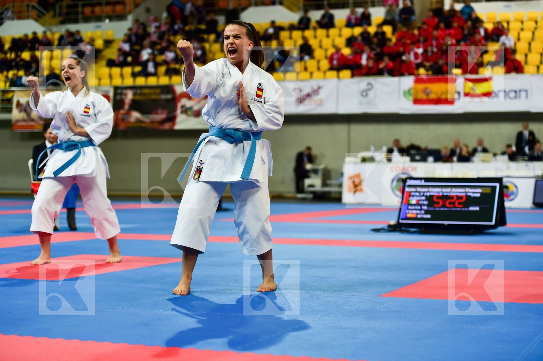 Cadets et Juniors DaeDo Female Kata Spain team