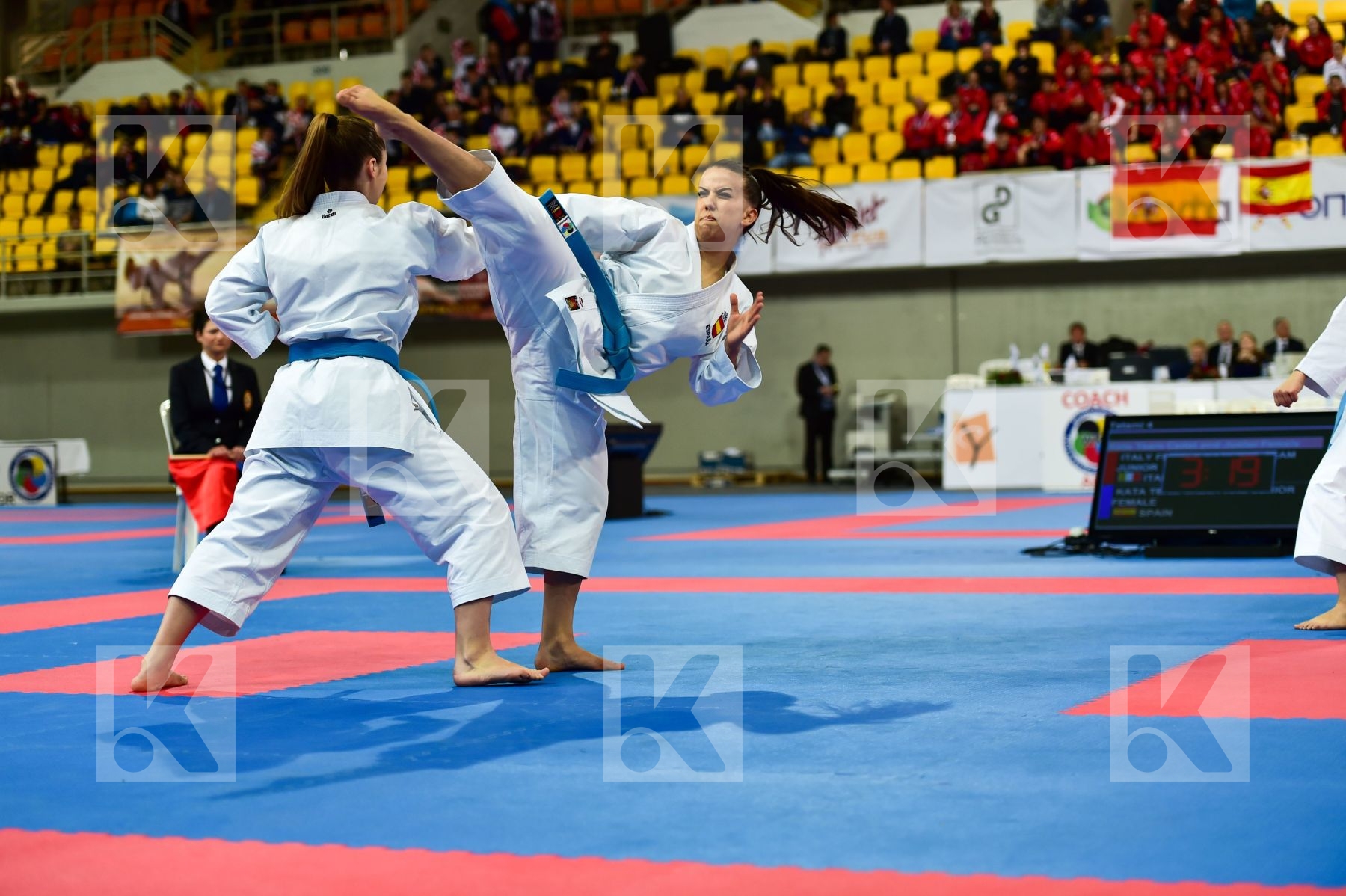 Cadets et Juniors DaeDo Female Kata Spain team