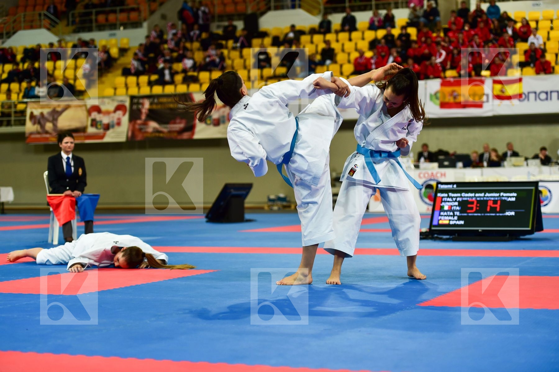 Cadets et Juniors DaeDo Female Kata Spain team