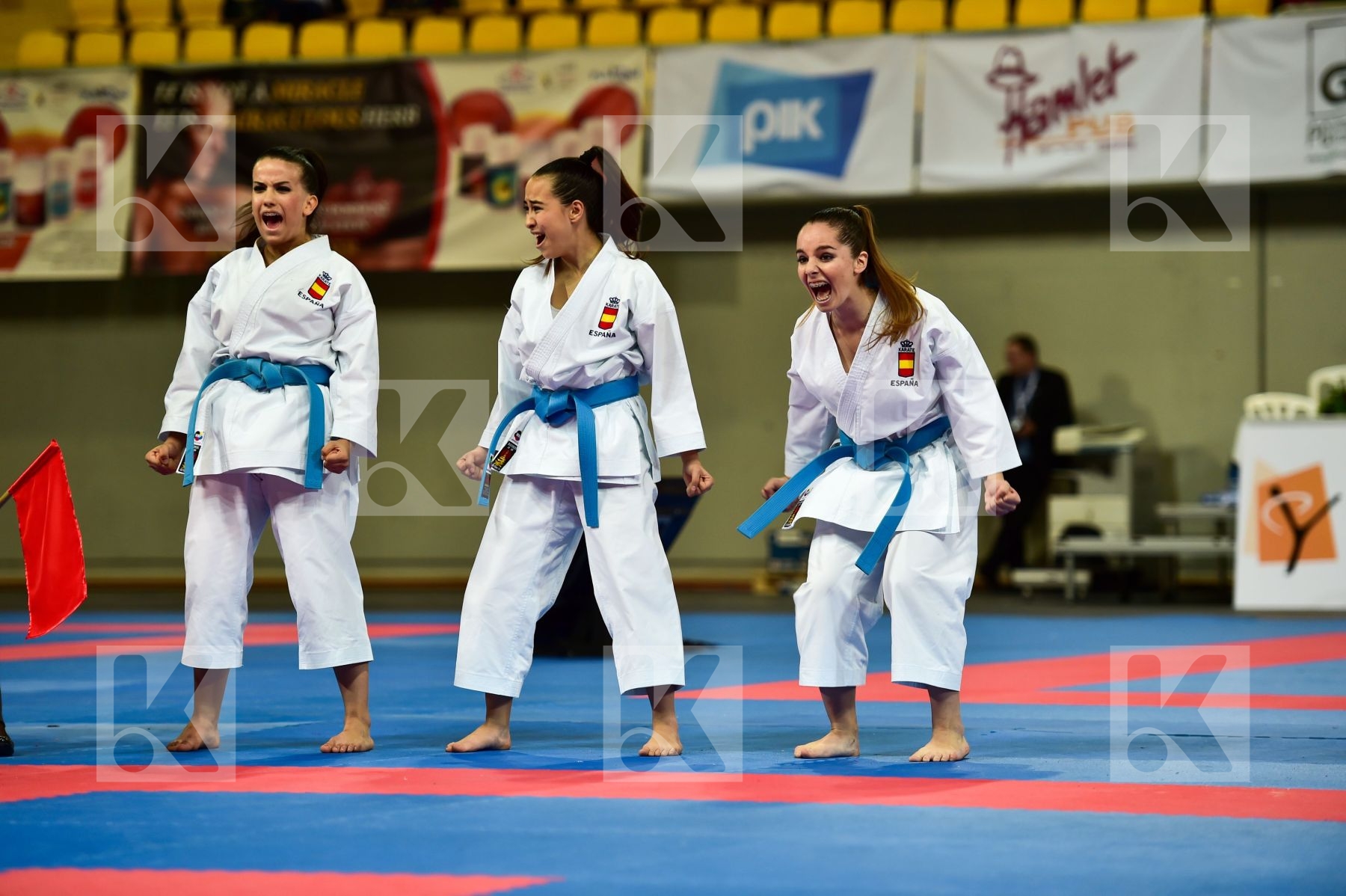 Cadets et Juniors DaeDo Female Kata Spain team