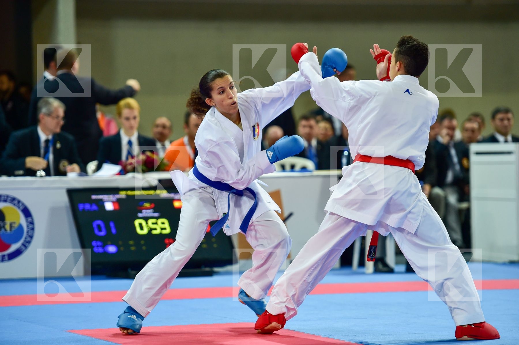 -50 Kg Bouderbane Sophia Female France Kumite Morales Ozuna Gema