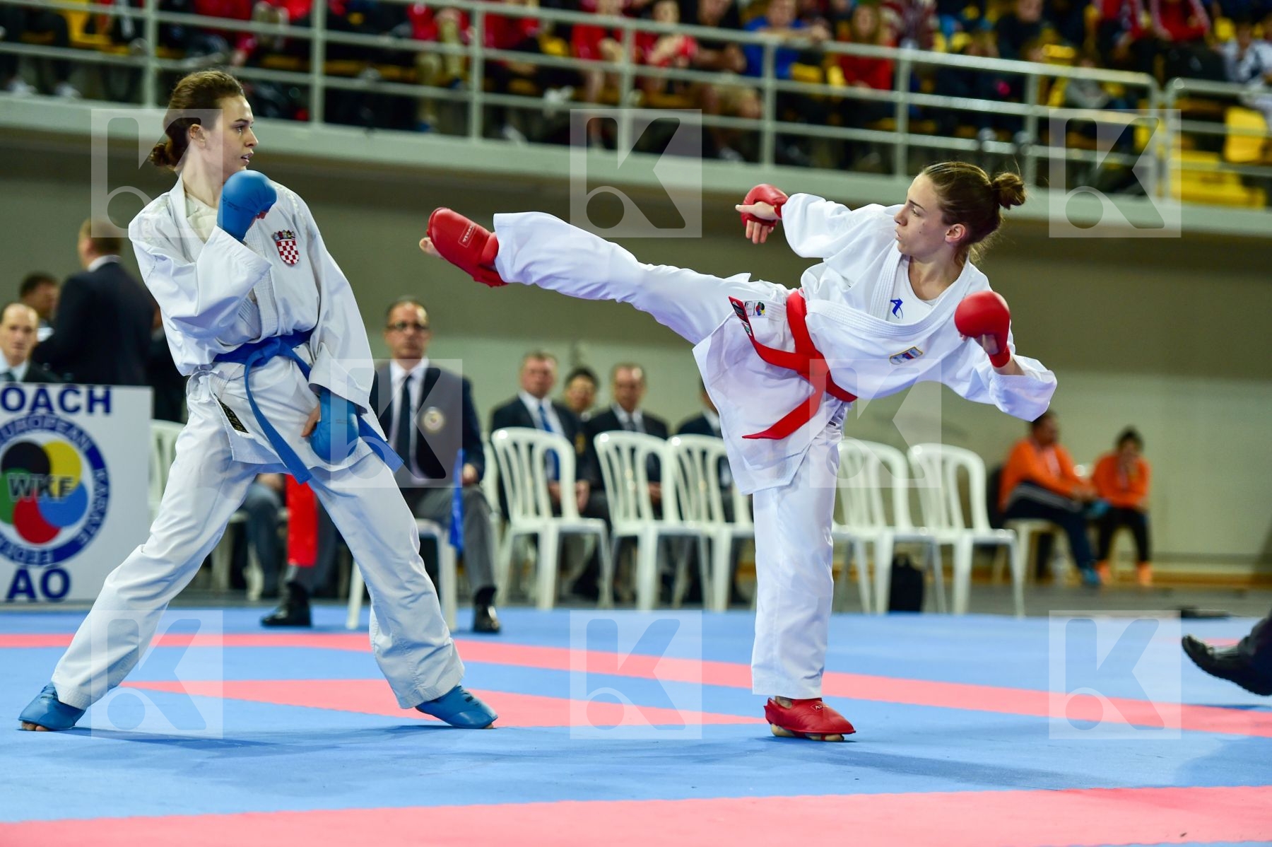 -61 Kg Croatia Female Hayashi Kumite Maric Tina Prekovic Jovana