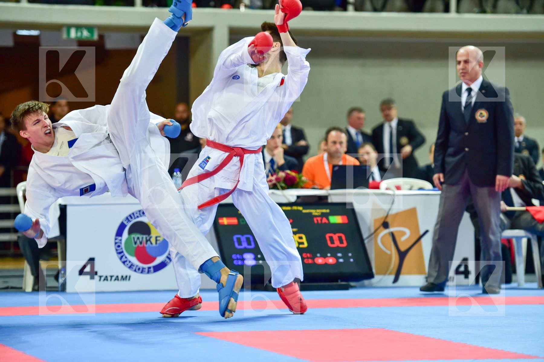 -75 Kg Abild Ludvig Budo Nord Denmark Italy KO Kumite Male Marti