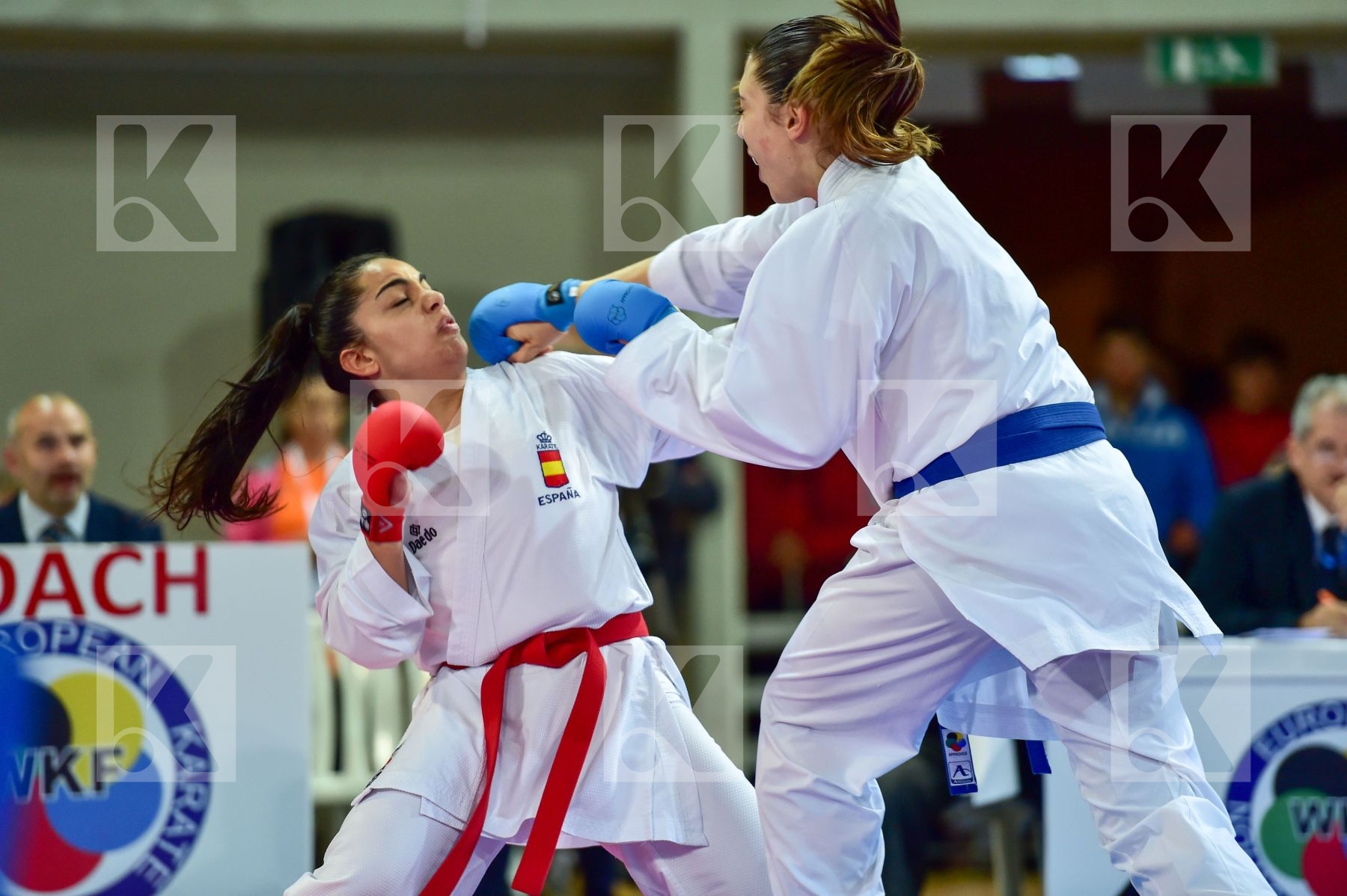 +68 Kg DaeDo Female Ferracuti Clio Italy Kumite Spain Torres Gar